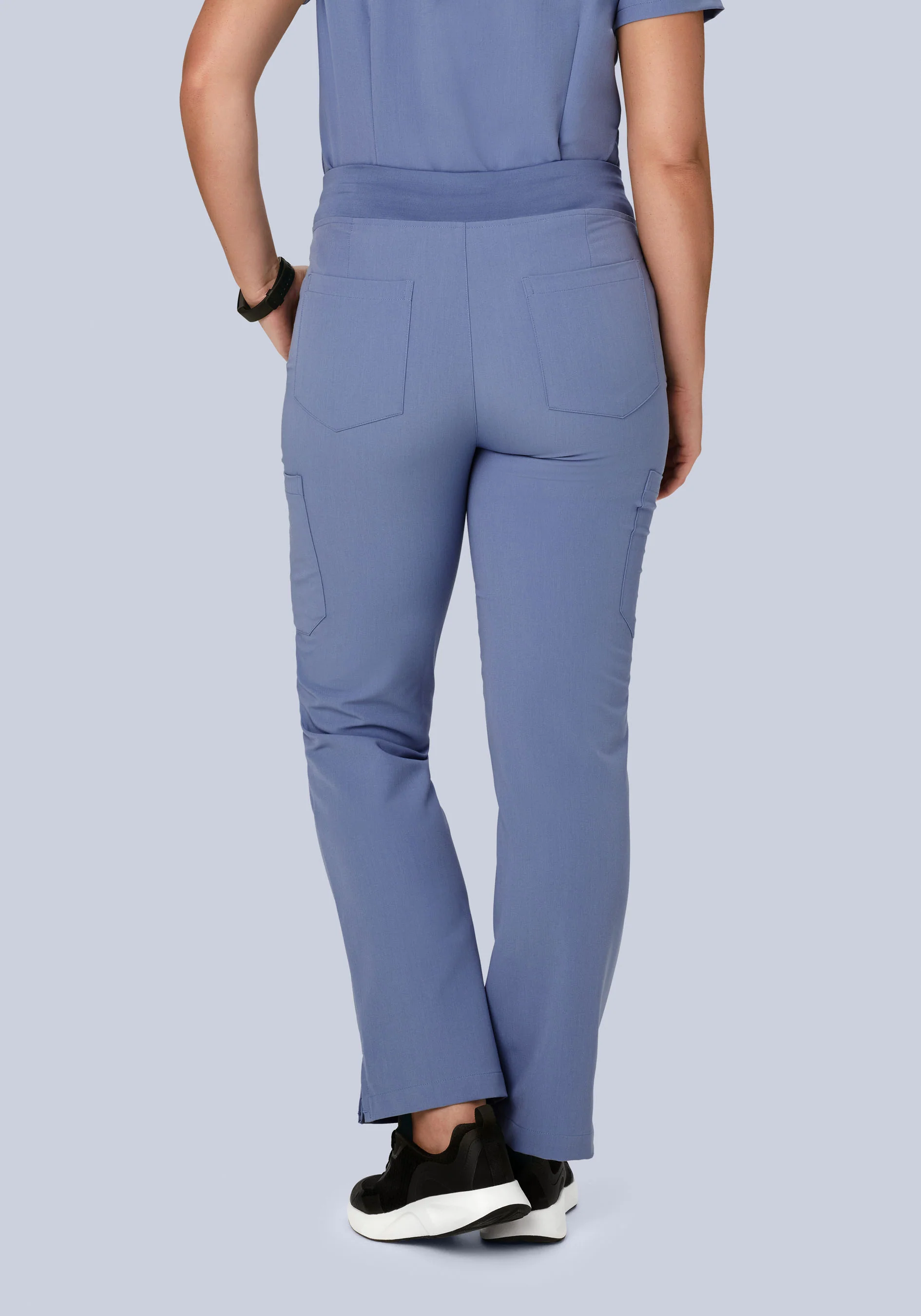 9 Pocket Cargo Pants Periwinkle - Image 3