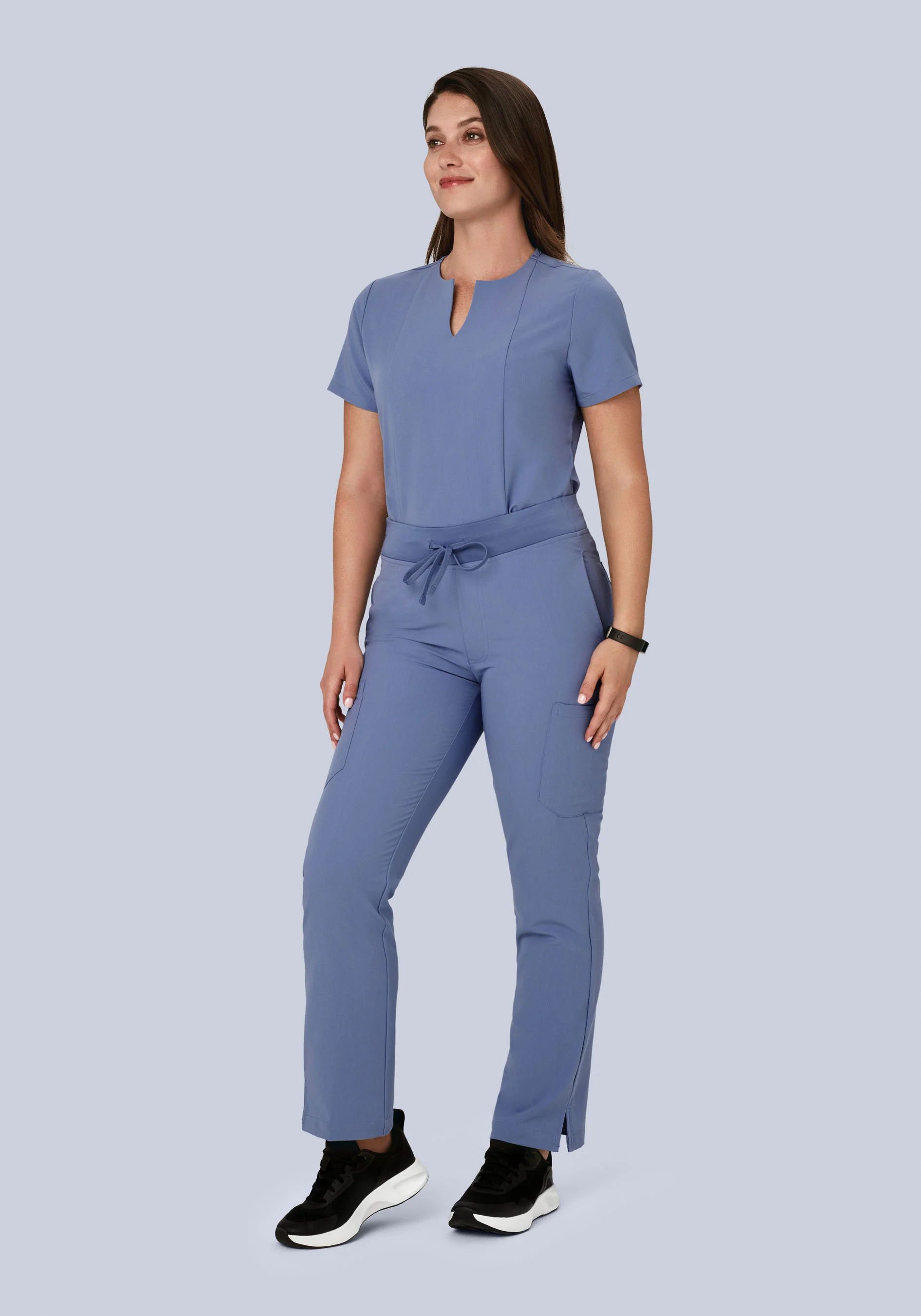 9 Pocket Cargo Pants Periwinkle - Image 6