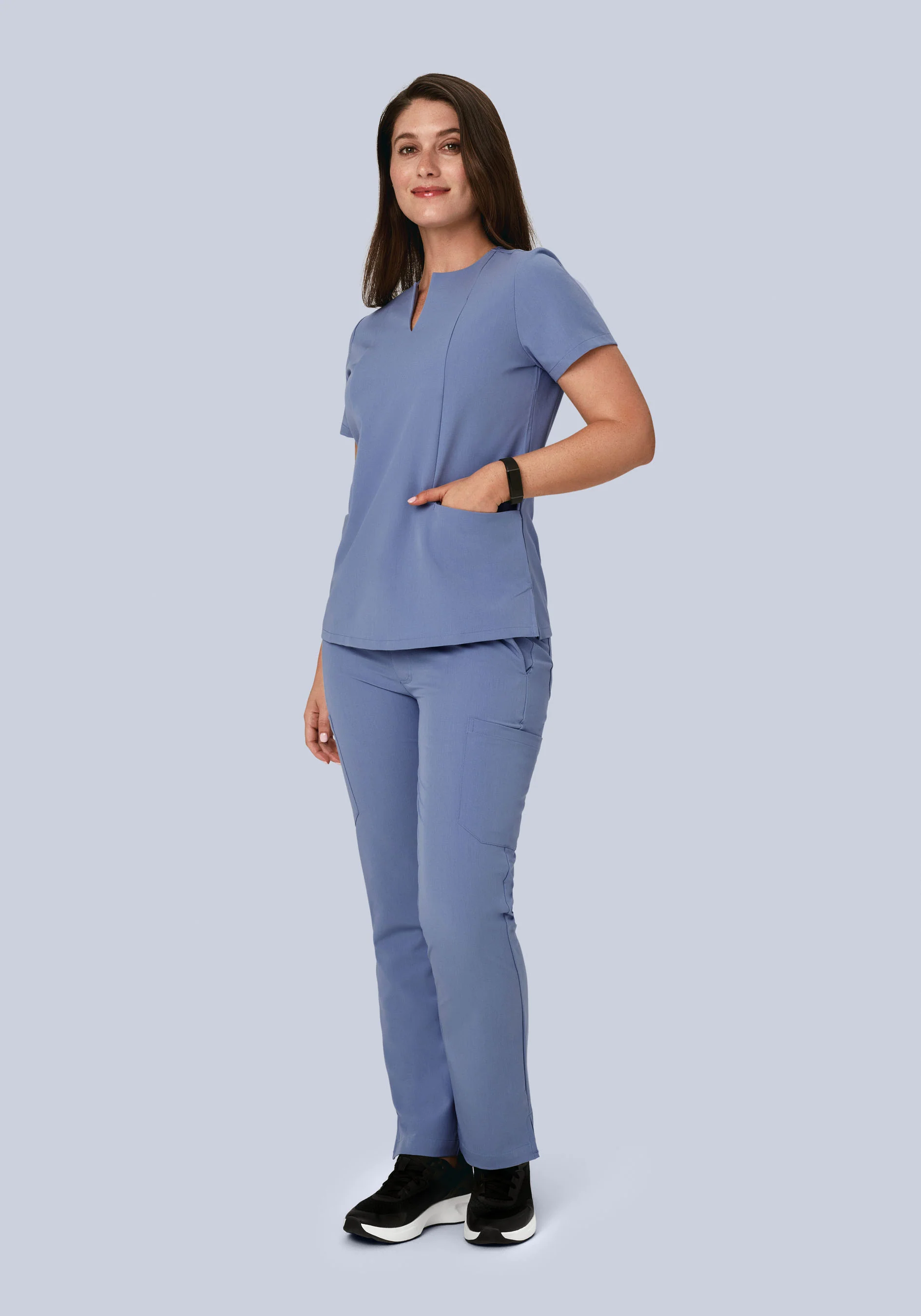 9 Pocket Cargo Pants Periwinkle - Image 7