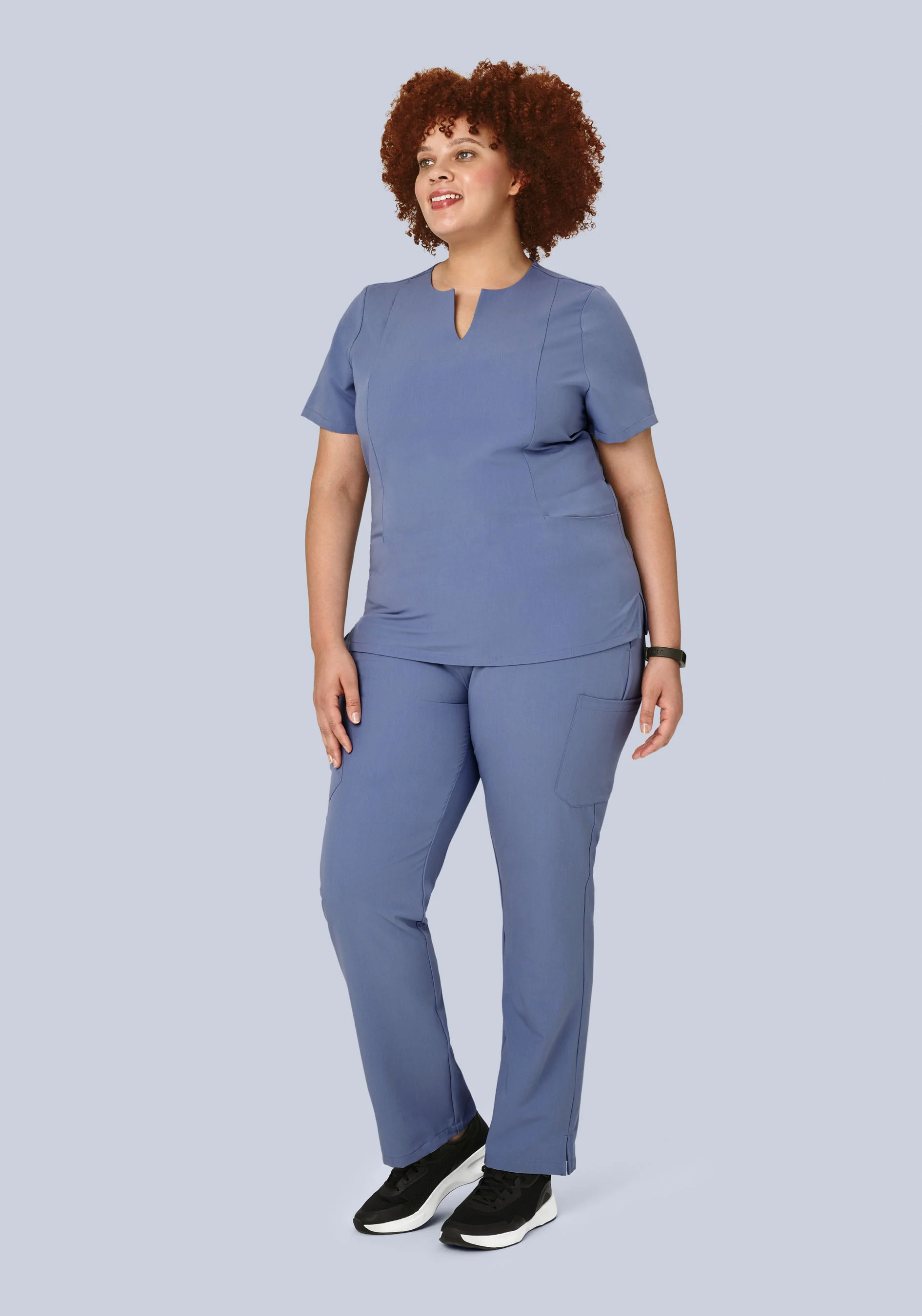 9 Pocket Cargo Pants Periwinkle - Image 8