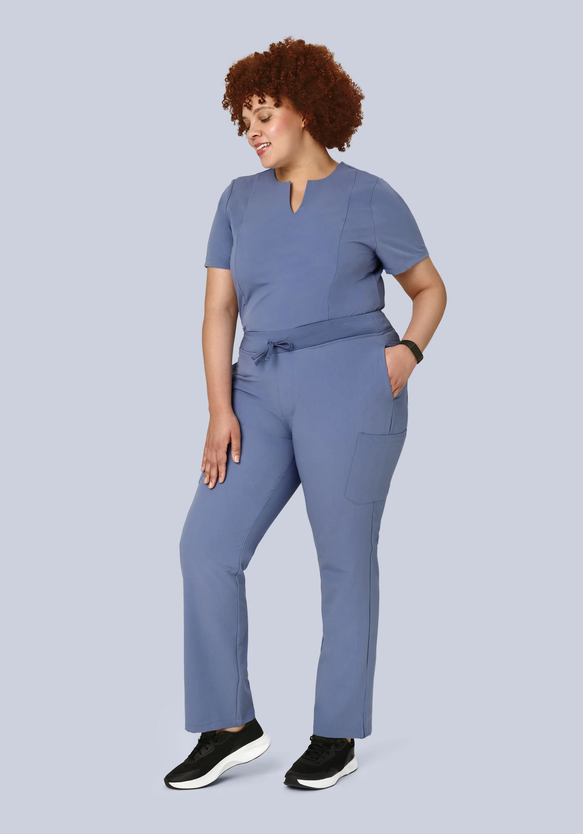 9 Pocket Cargo Pants Periwinkle - Image 9