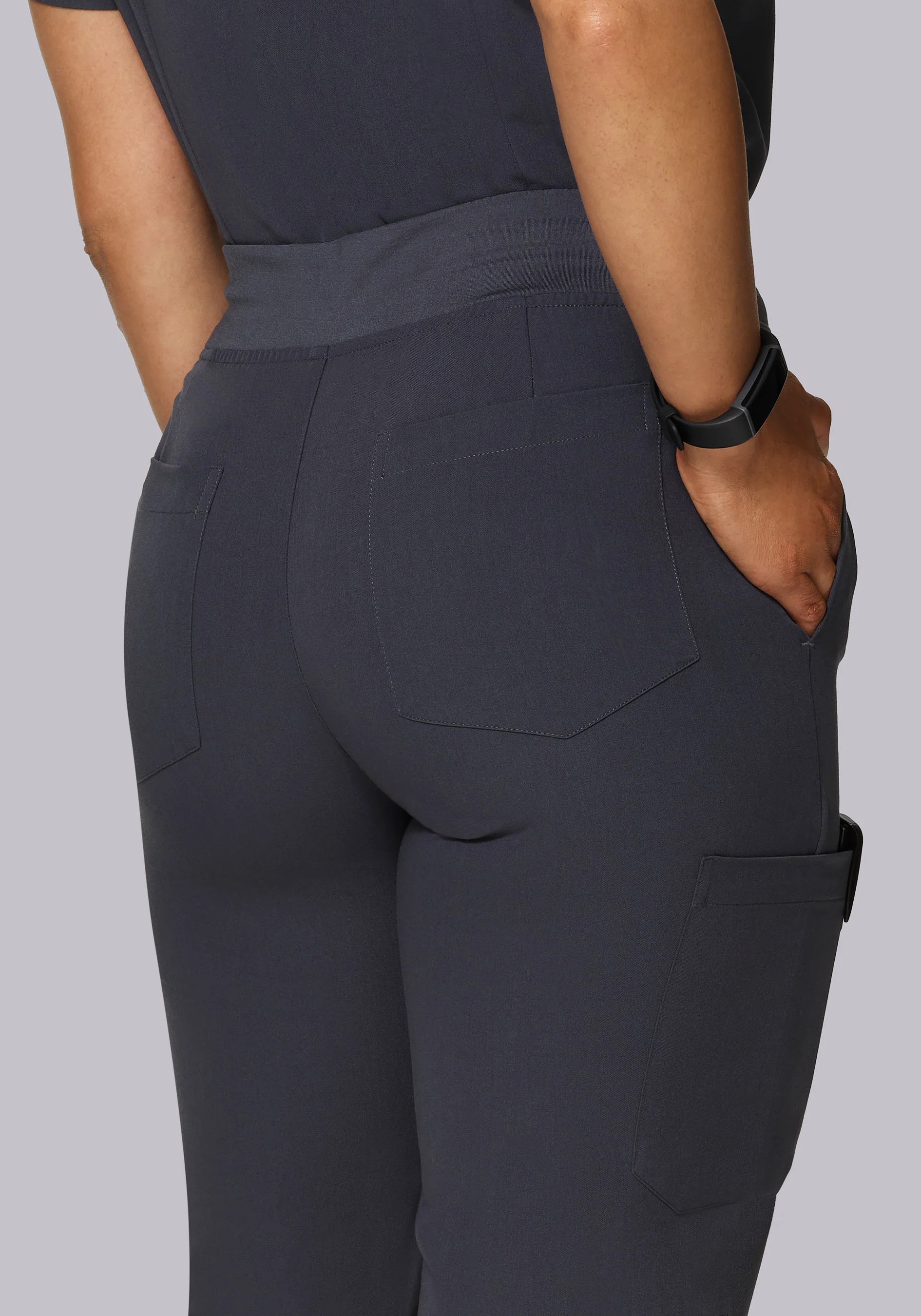 9 Pocket Cargo Pants Pewter - Image 4