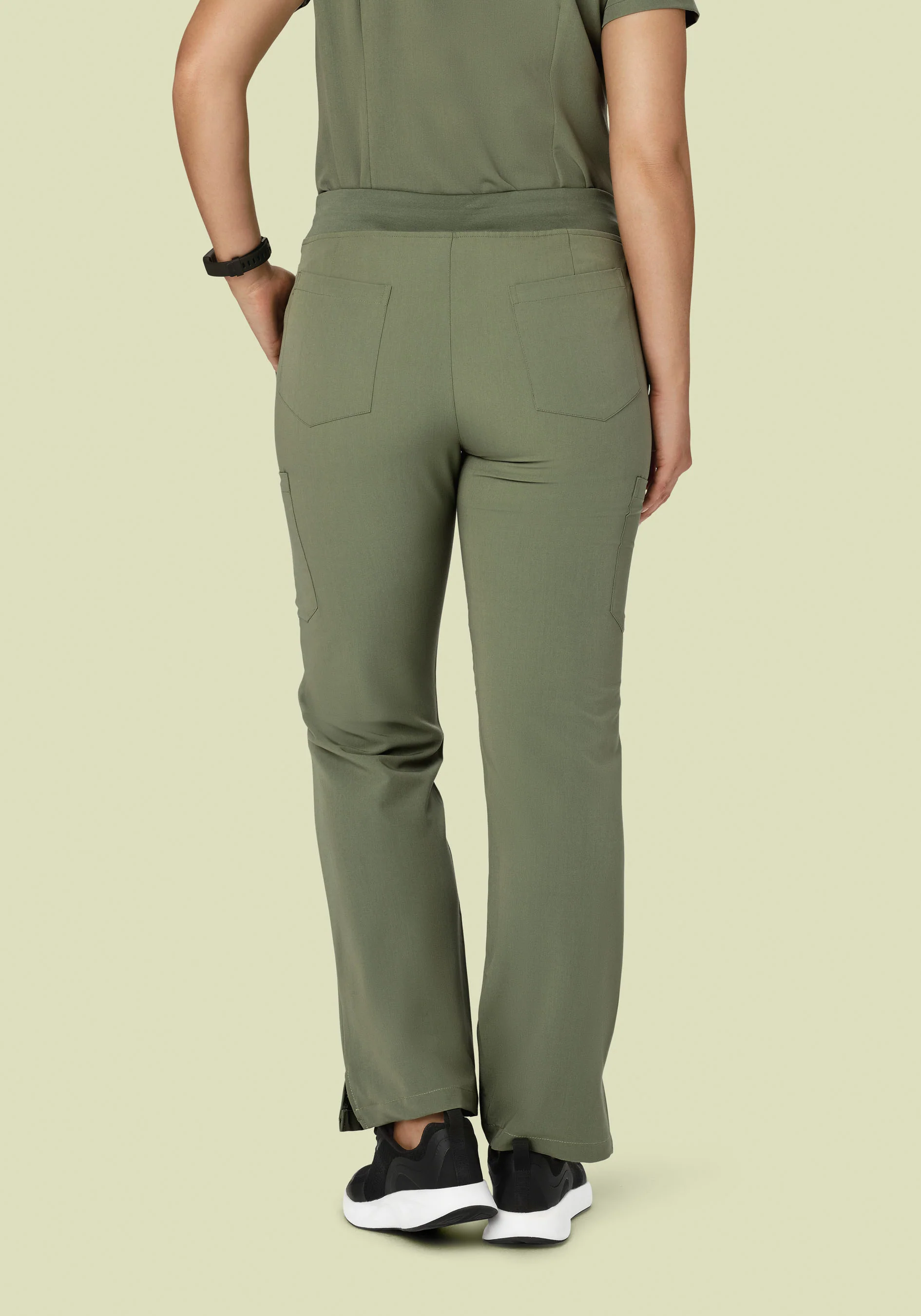 9 Pocket Cargo Pants Sage - Image 2