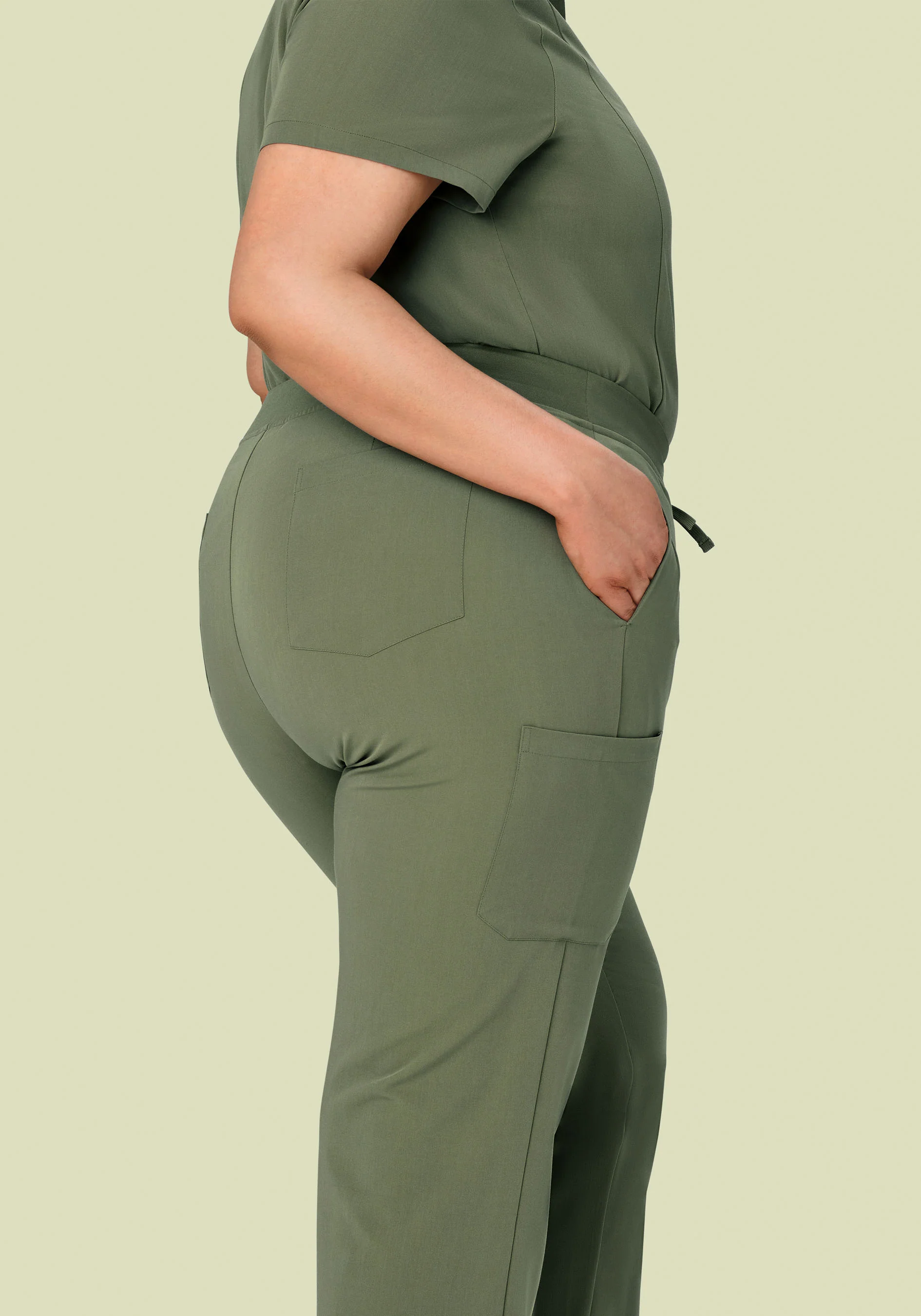 9 Pocket Cargo Pants Sage - Image 7