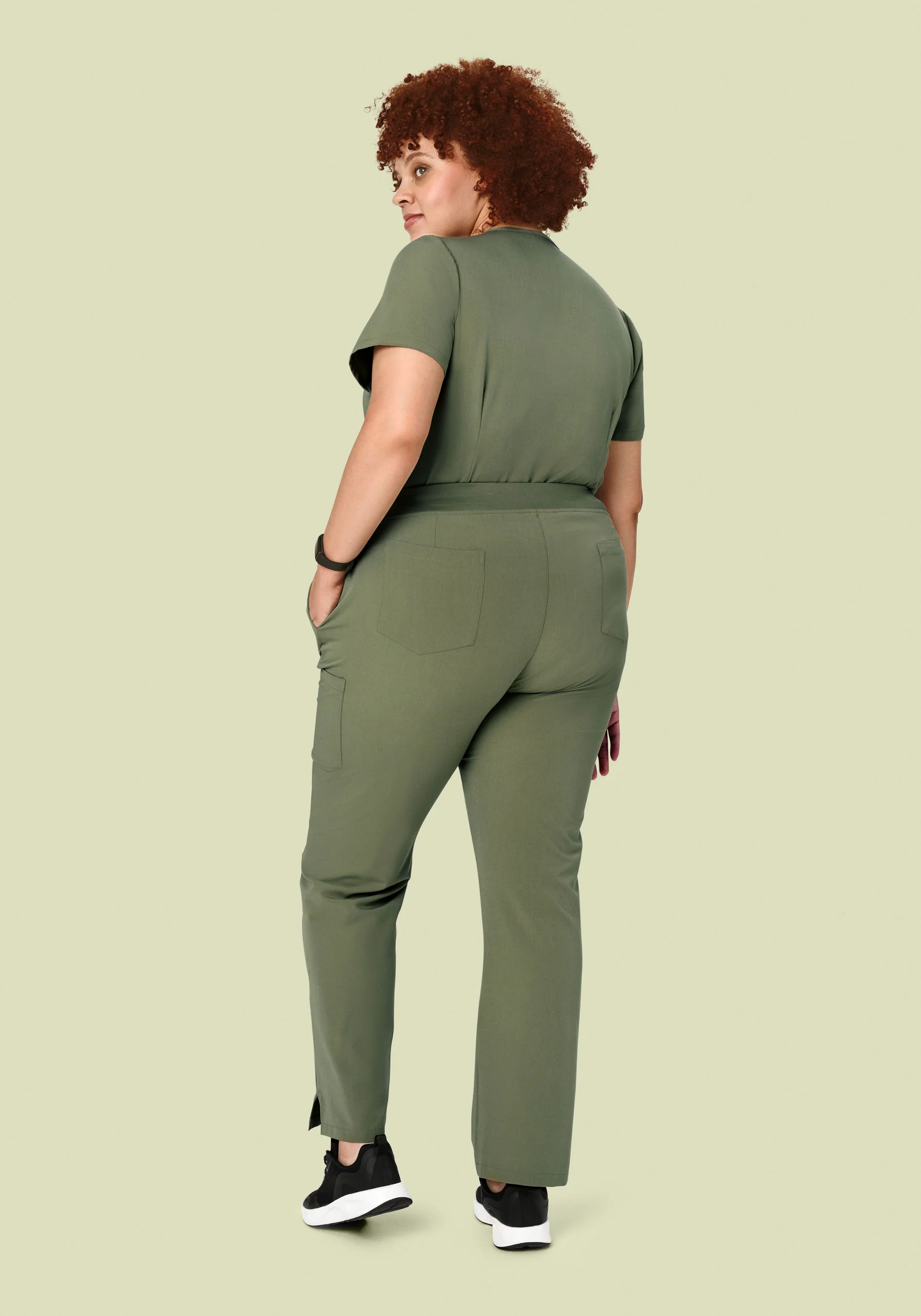 9 Pocket Cargo Pants Sage - Image 9