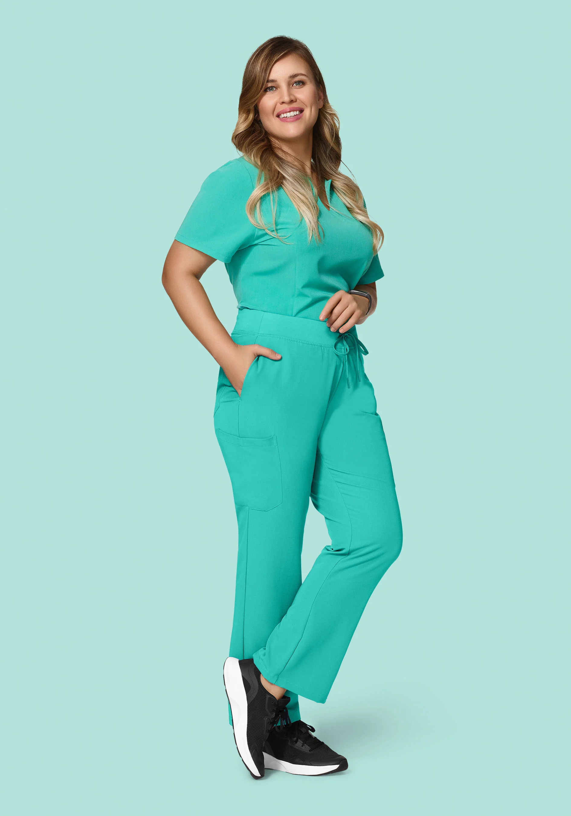9 Pocket Cargo Pants Surgical Green - Image 5
