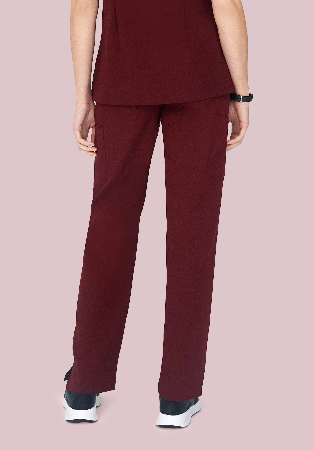 9 Pocket Cargo Pants Wine - Image 3