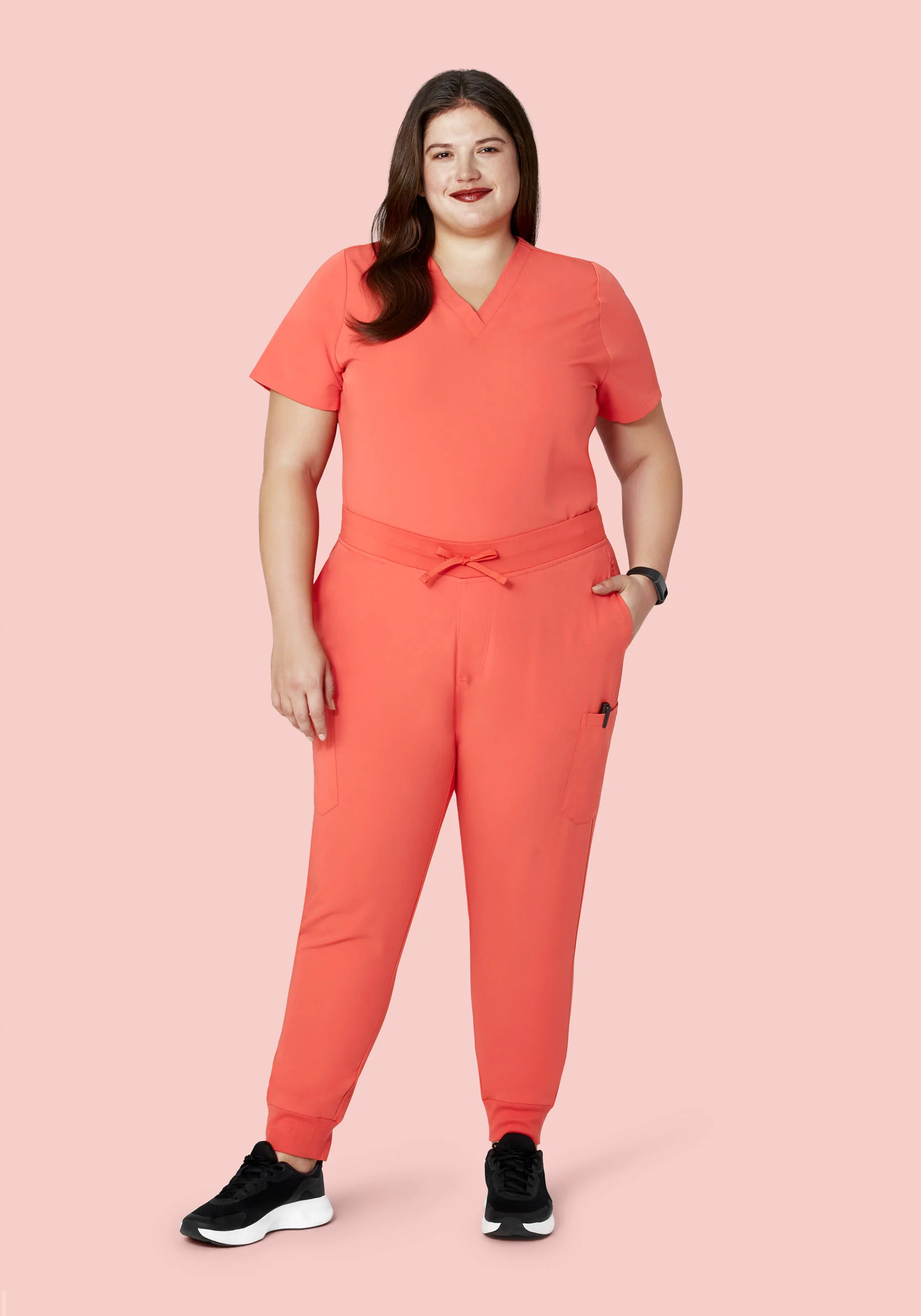 9 Pocket Joggers Coral - Image 6