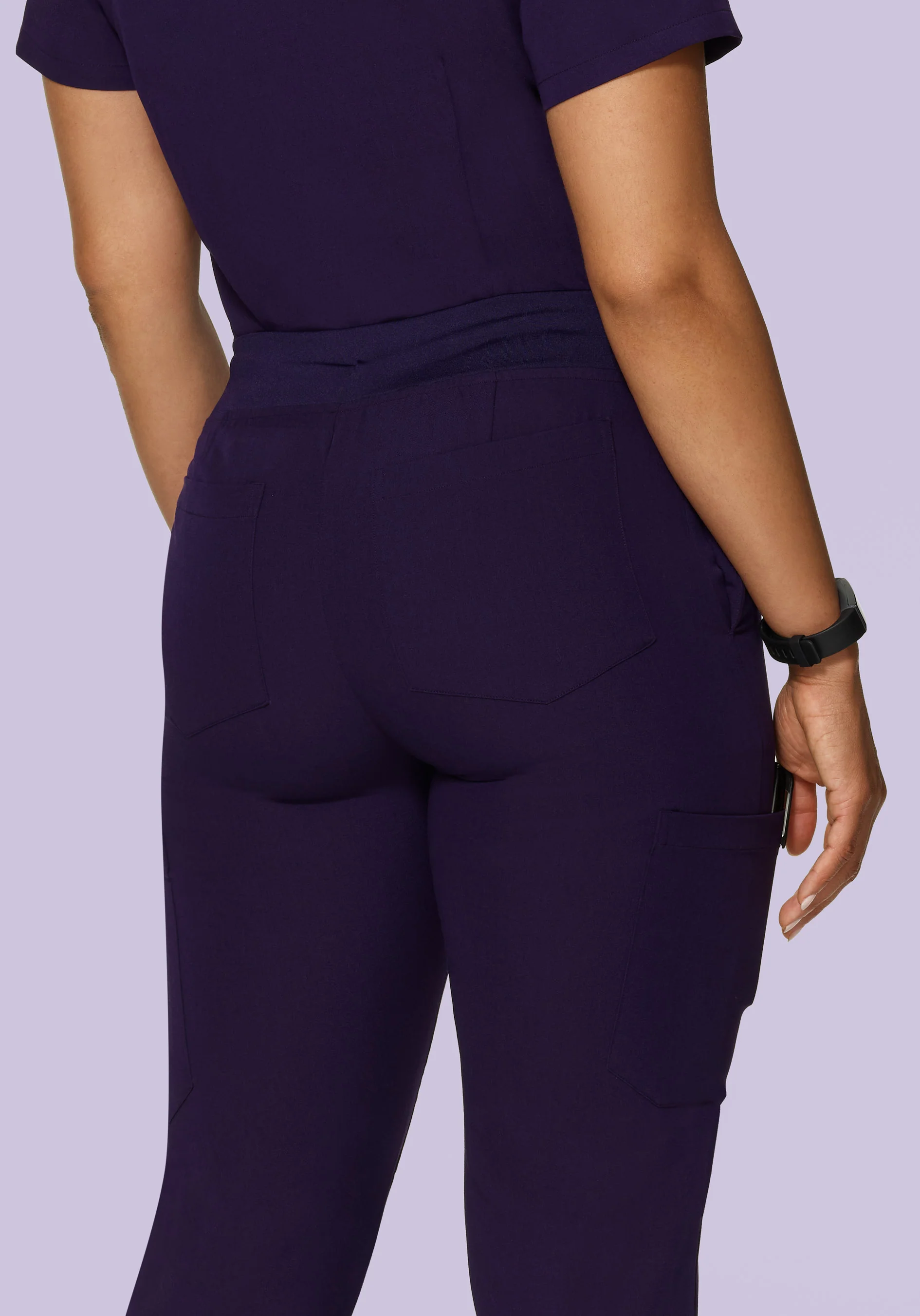 9 Pocket Joggers Eggplant - Image 5