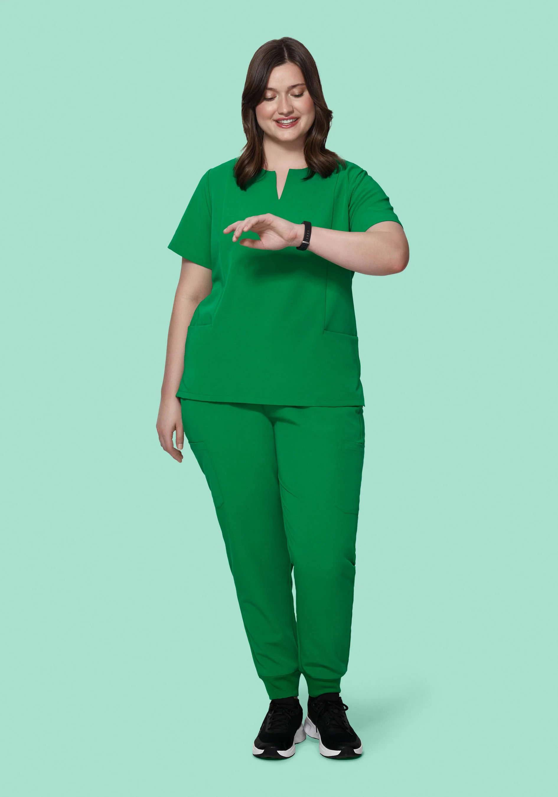 9 Pocket Joggers Emerald - Image 7