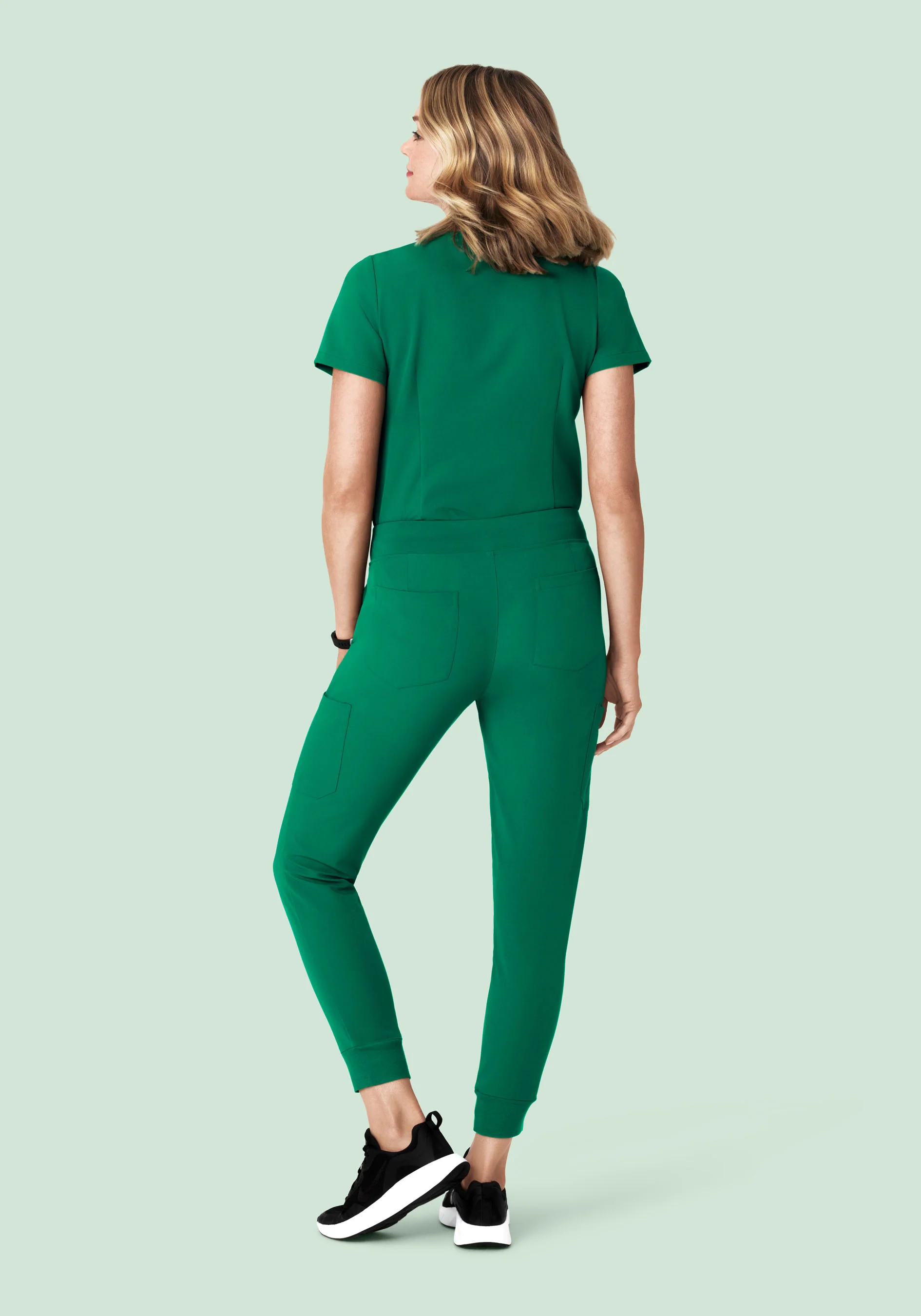 9 Pocket Joggers Envy Green - Image 6