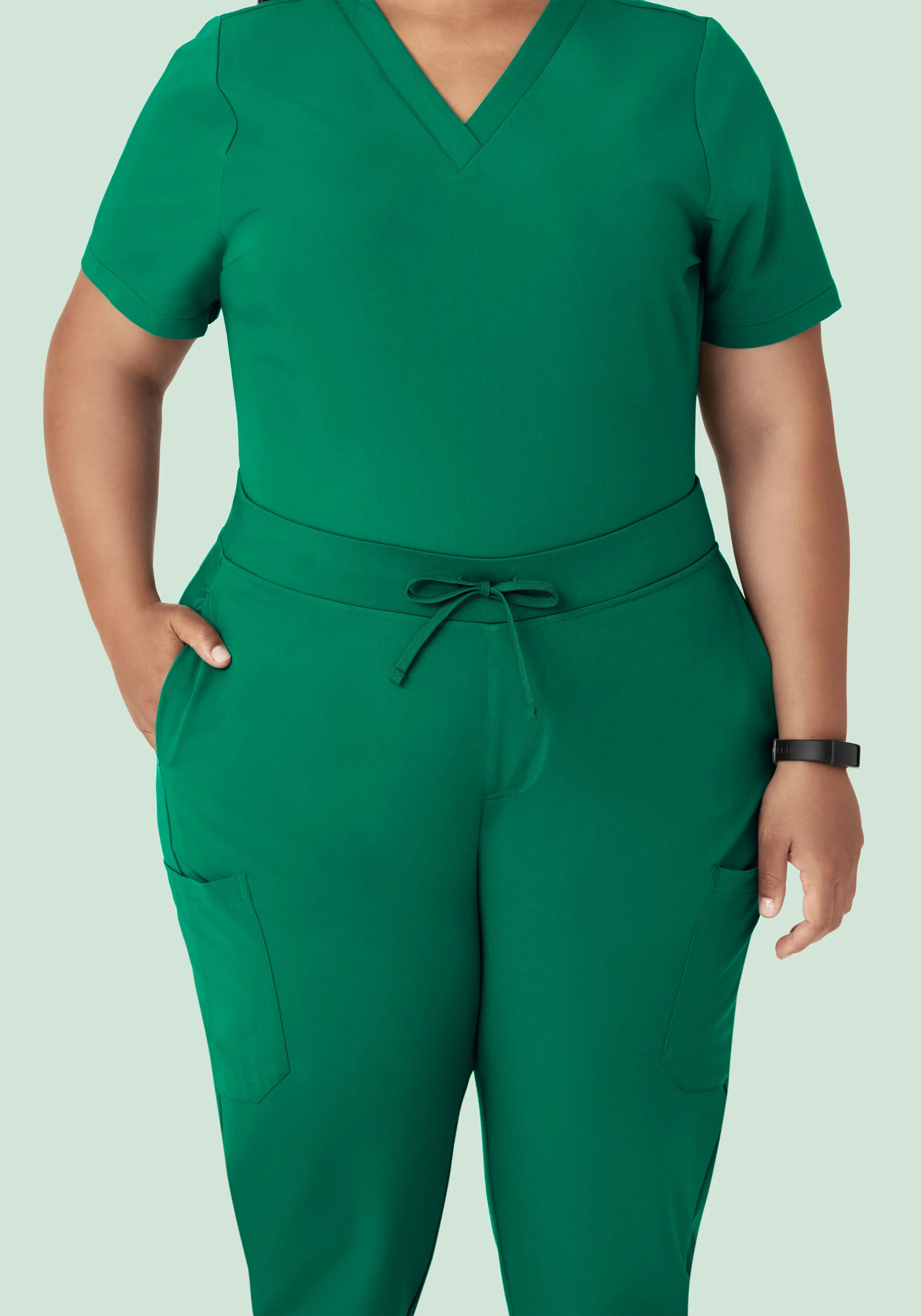 9 Pocket Joggers Envy Green - Image 8