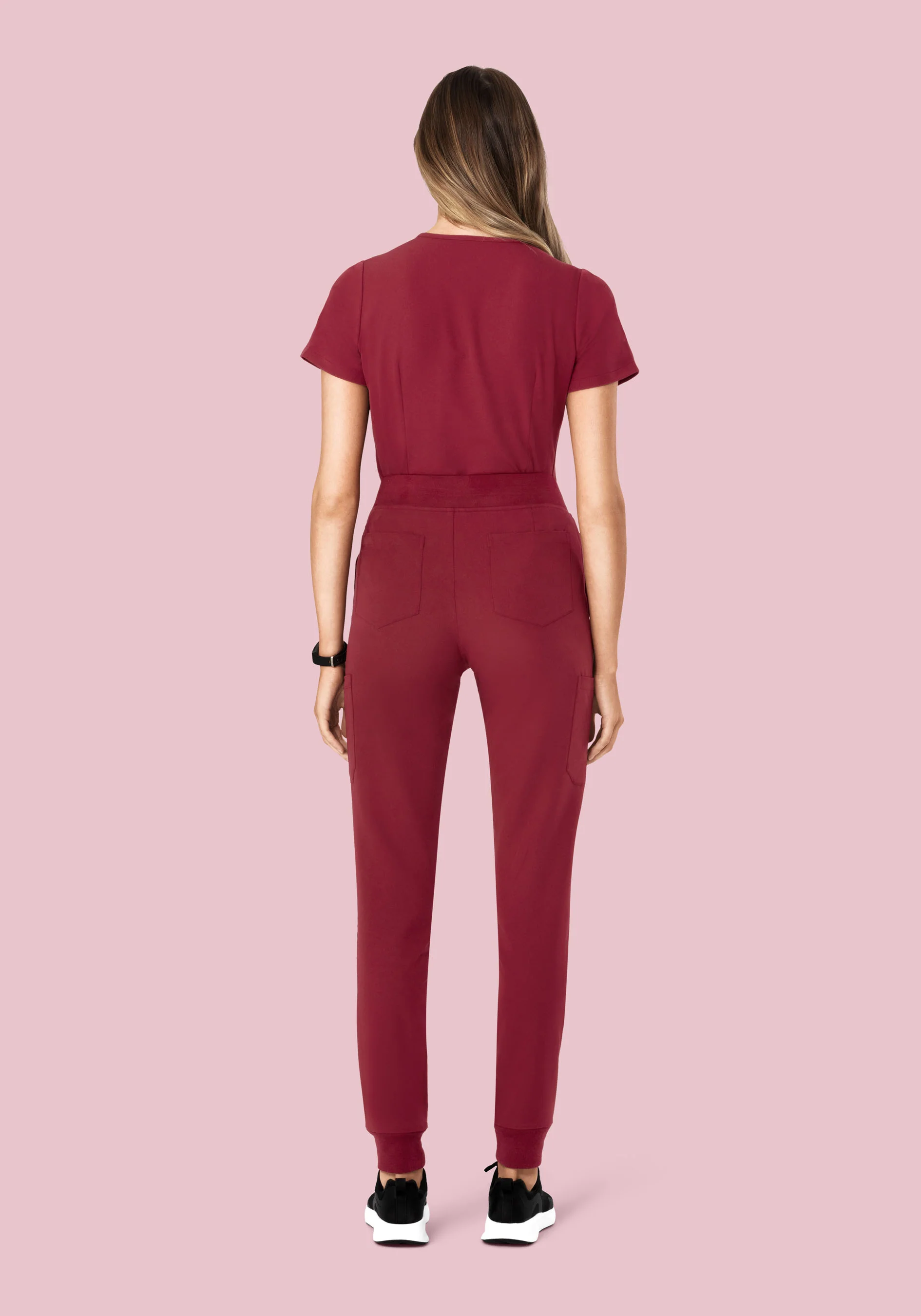 9 Pocket Joggers Garnet - Image 4