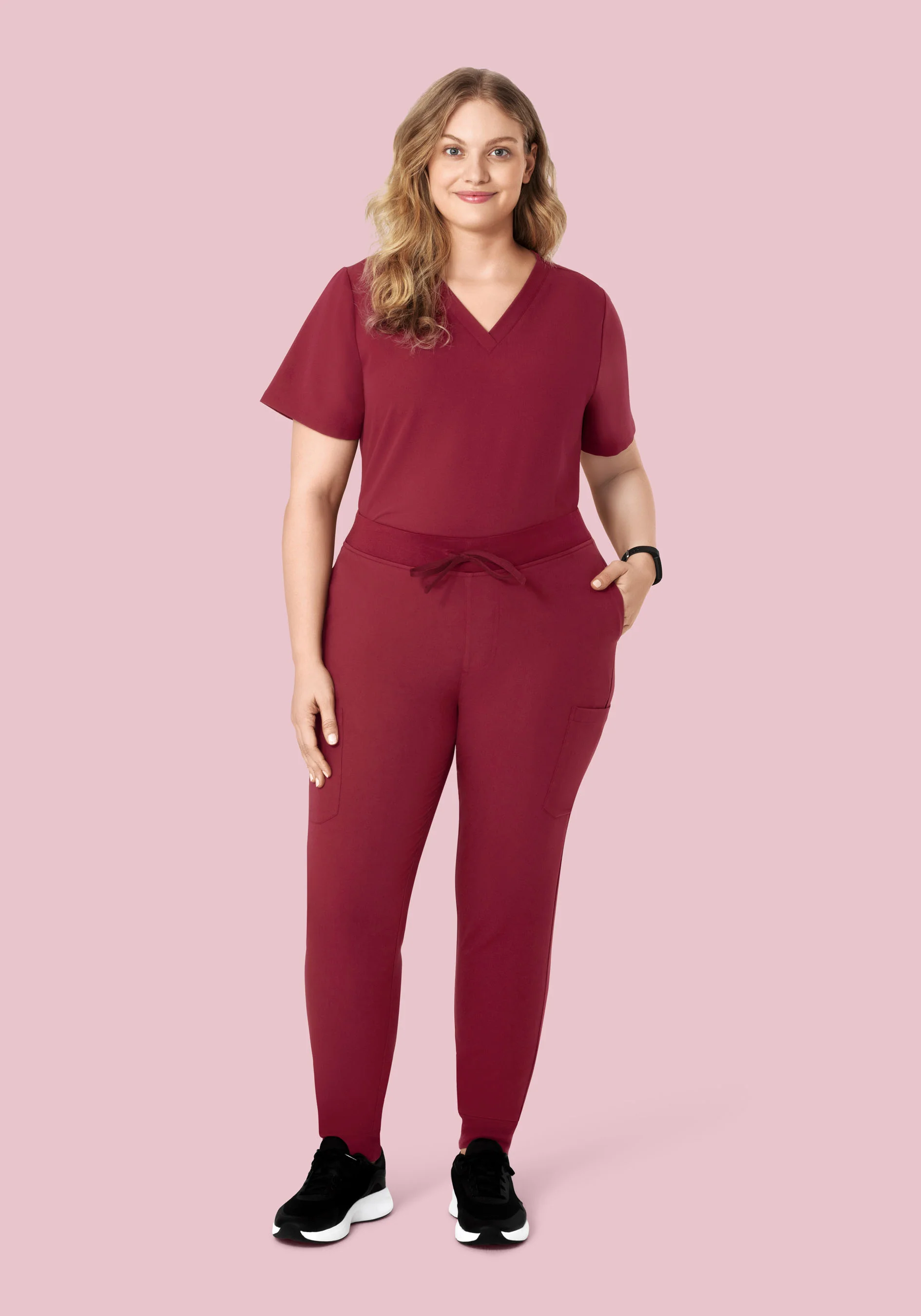 9 Pocket Joggers Garnet - Image 6