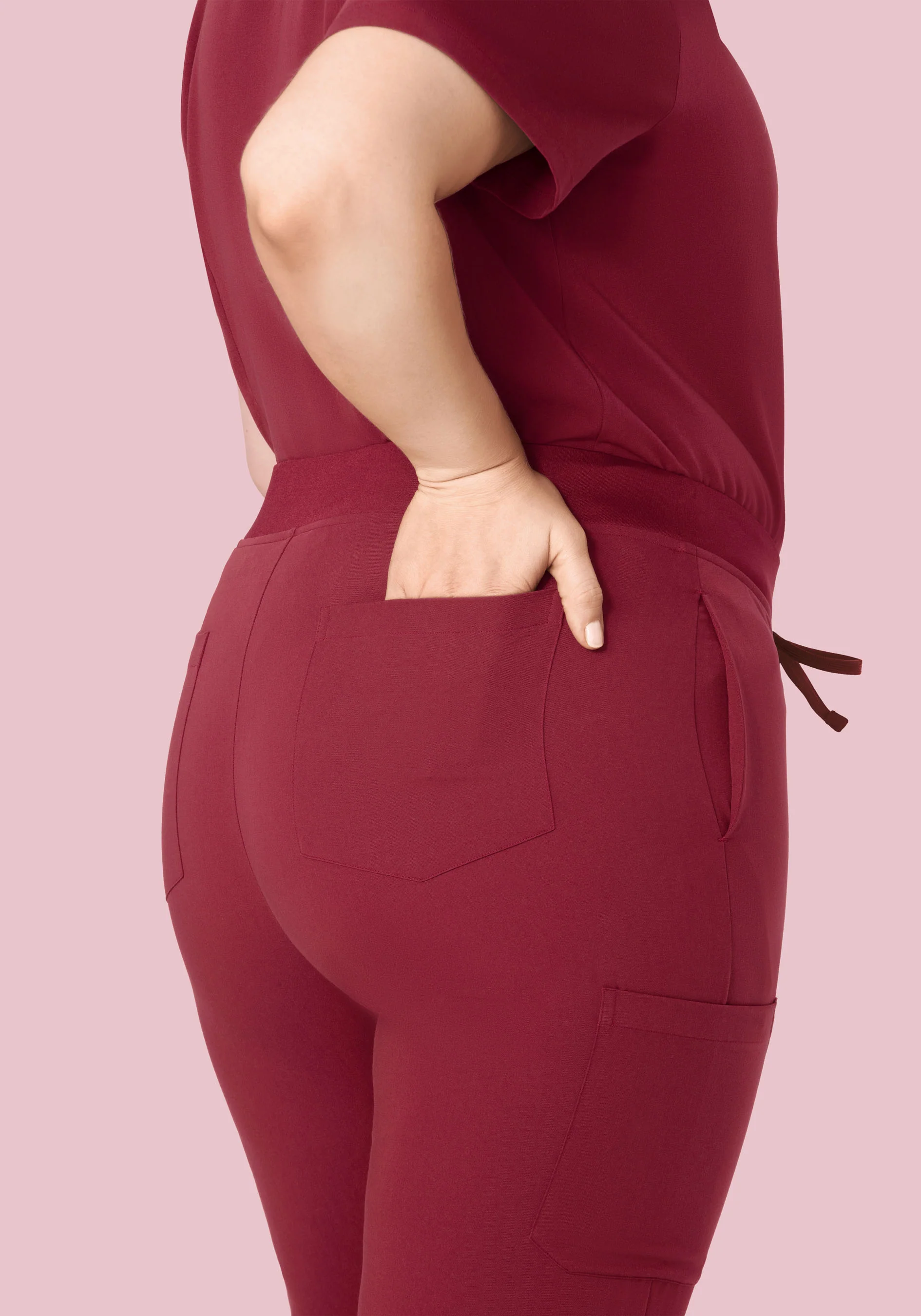 9 Pocket Joggers Garnet - Image 8