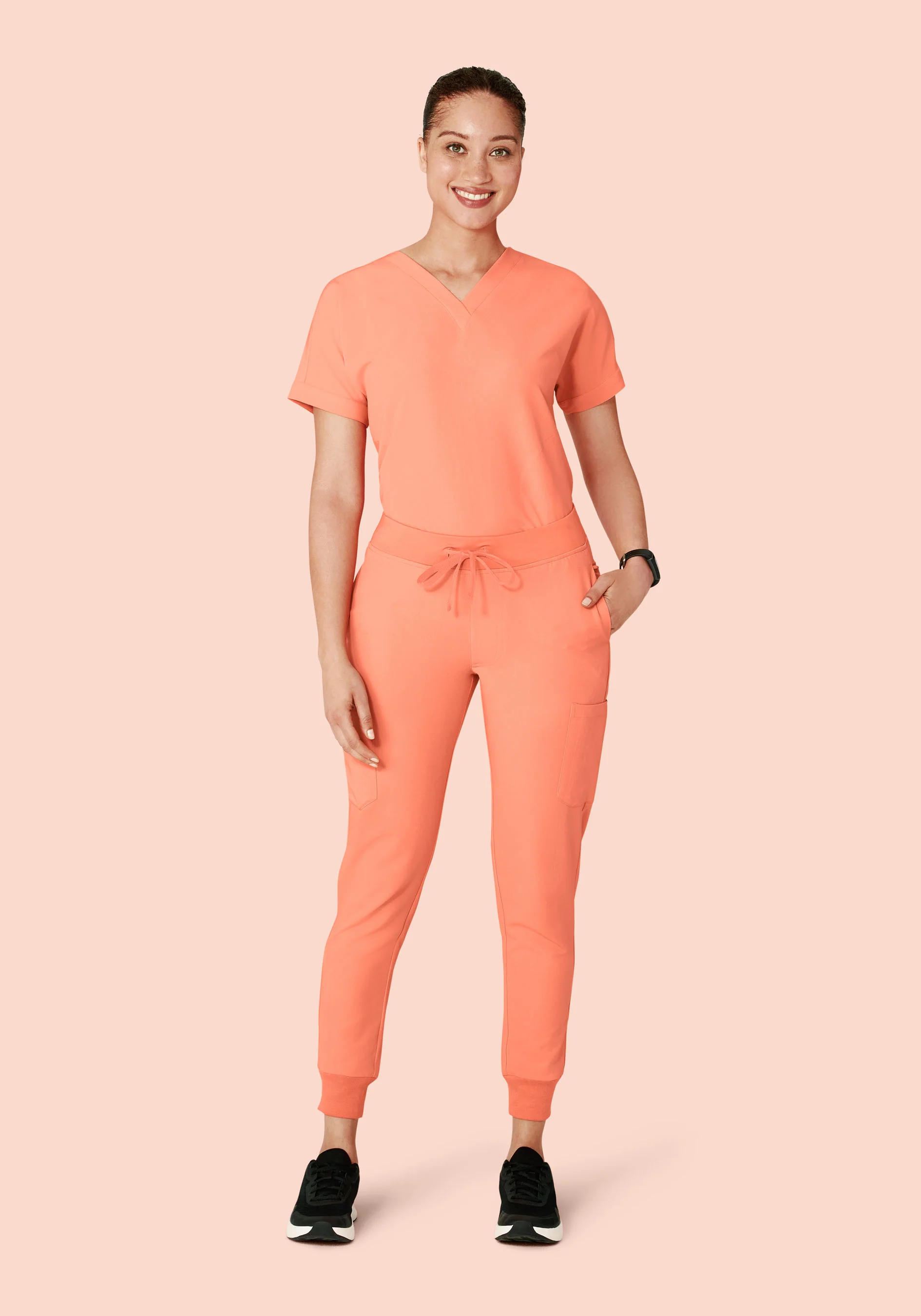9 Pocket Joggers Peach - Image 2