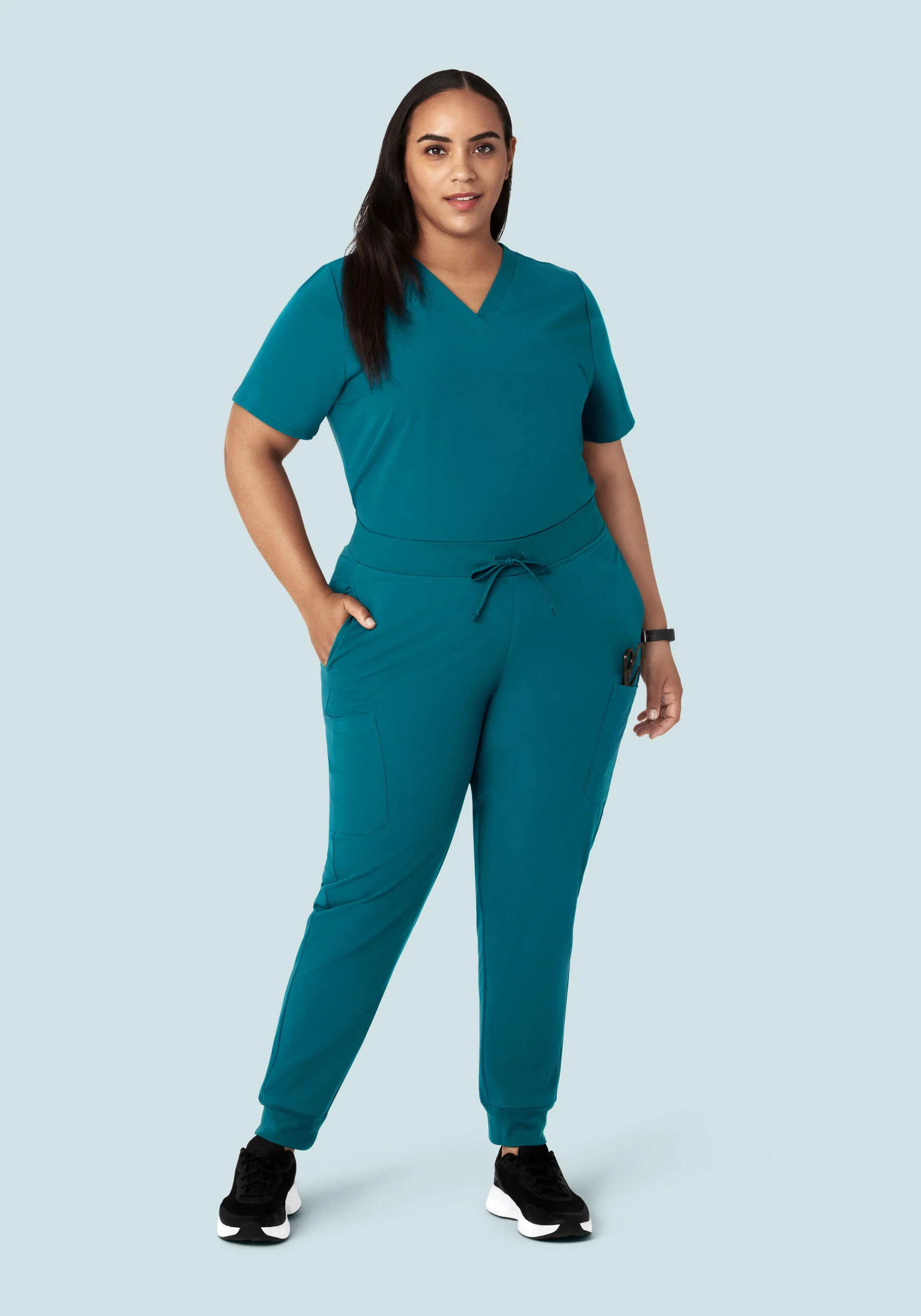 9 Pocket Joggers Peacock - Image 7