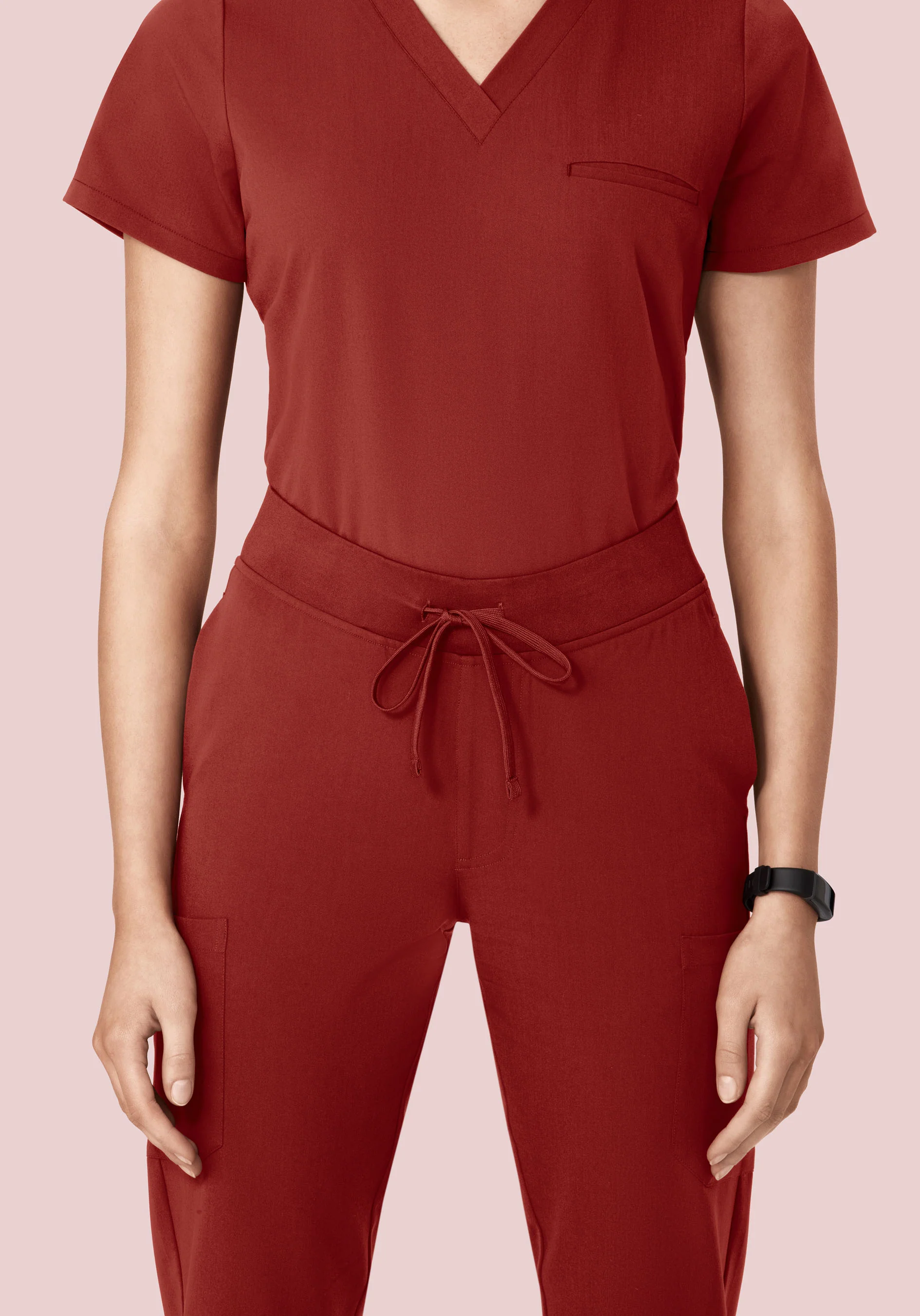9 Pocket Joggers Rosewood - Image 3