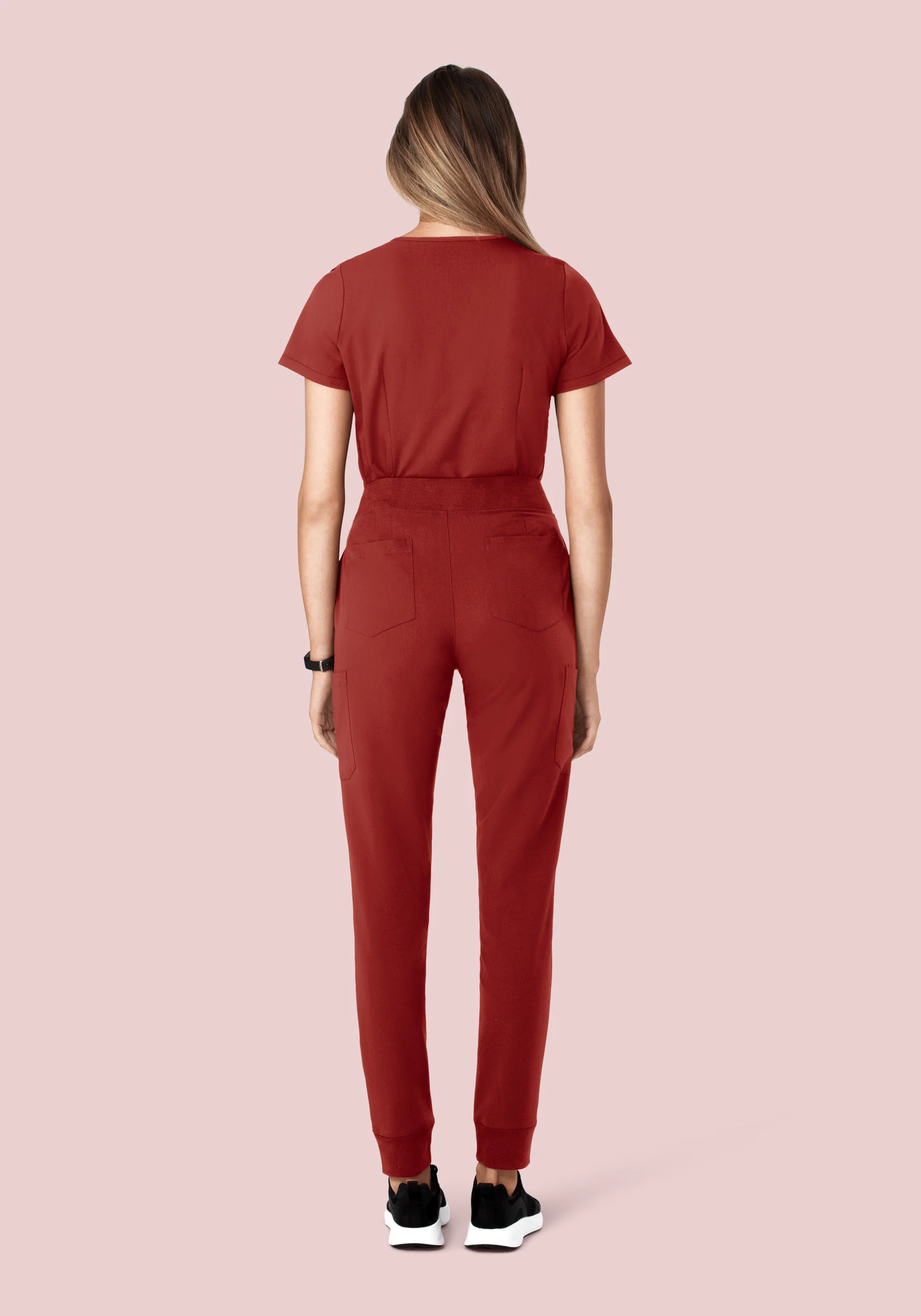 9 Pocket Joggers Rosewood - Image 5