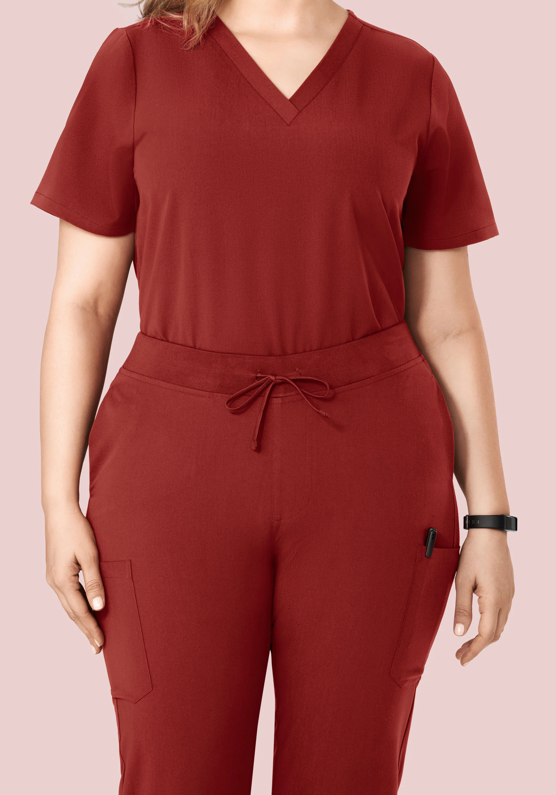 9 Pocket Joggers Rosewood - Image 7