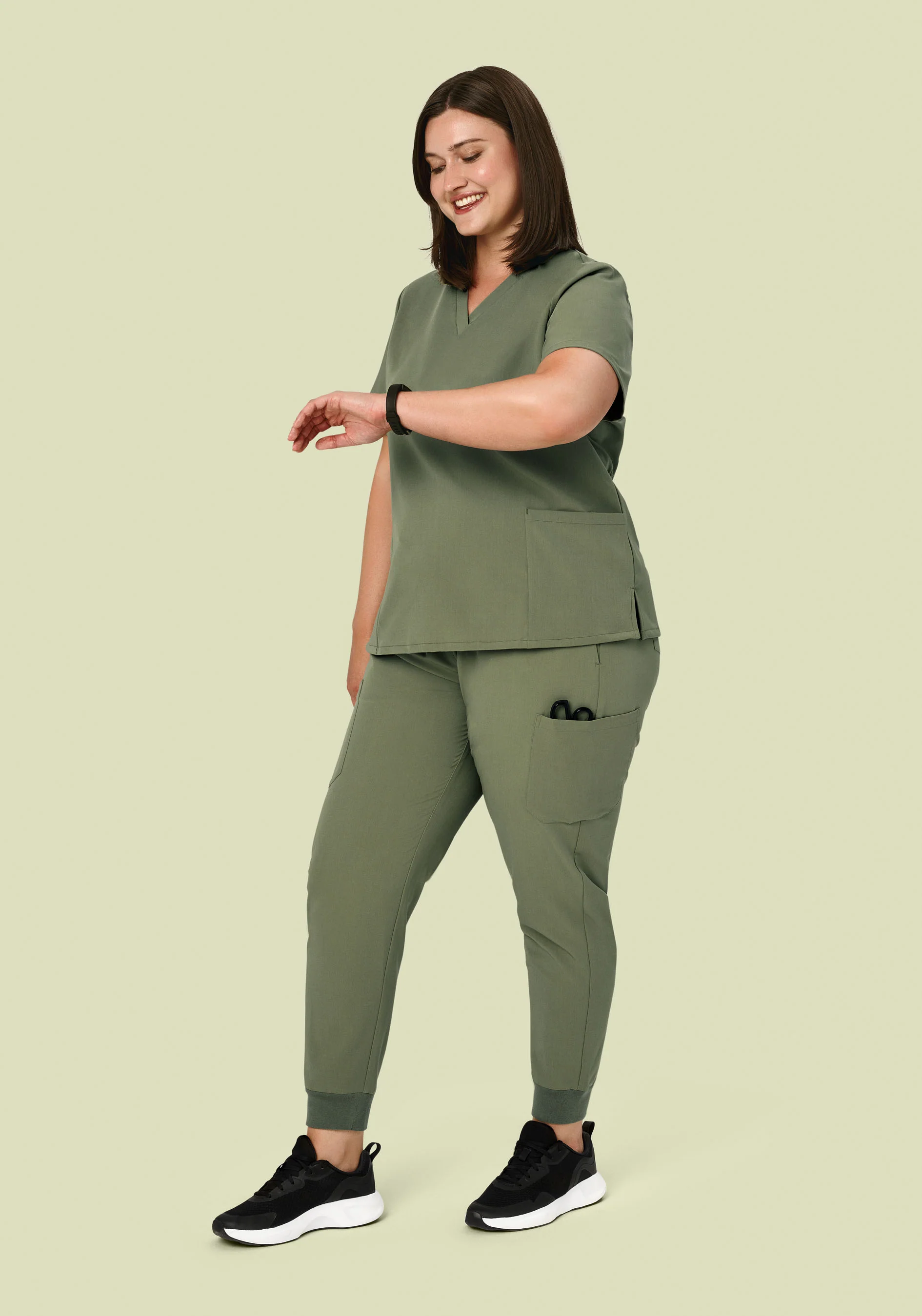 9 Pocket Joggers Sage - Image 6