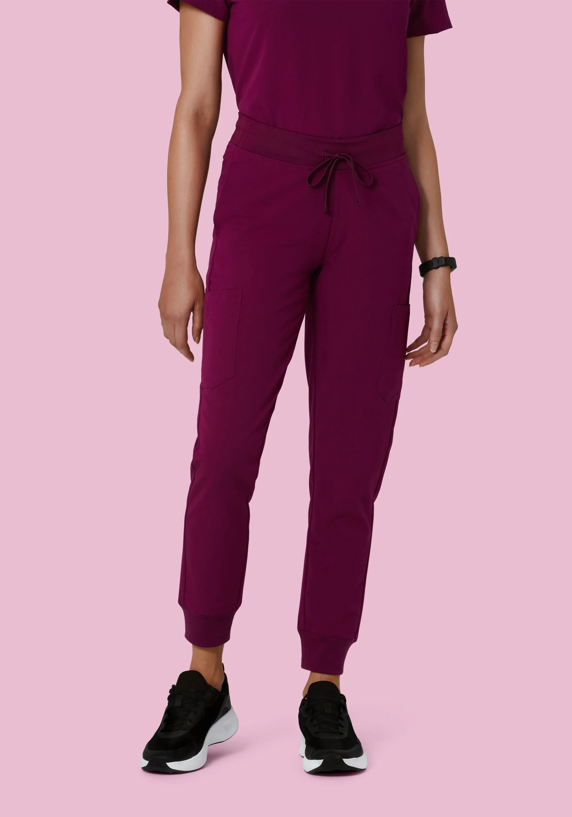 9 Pocket Joggers Sangria
