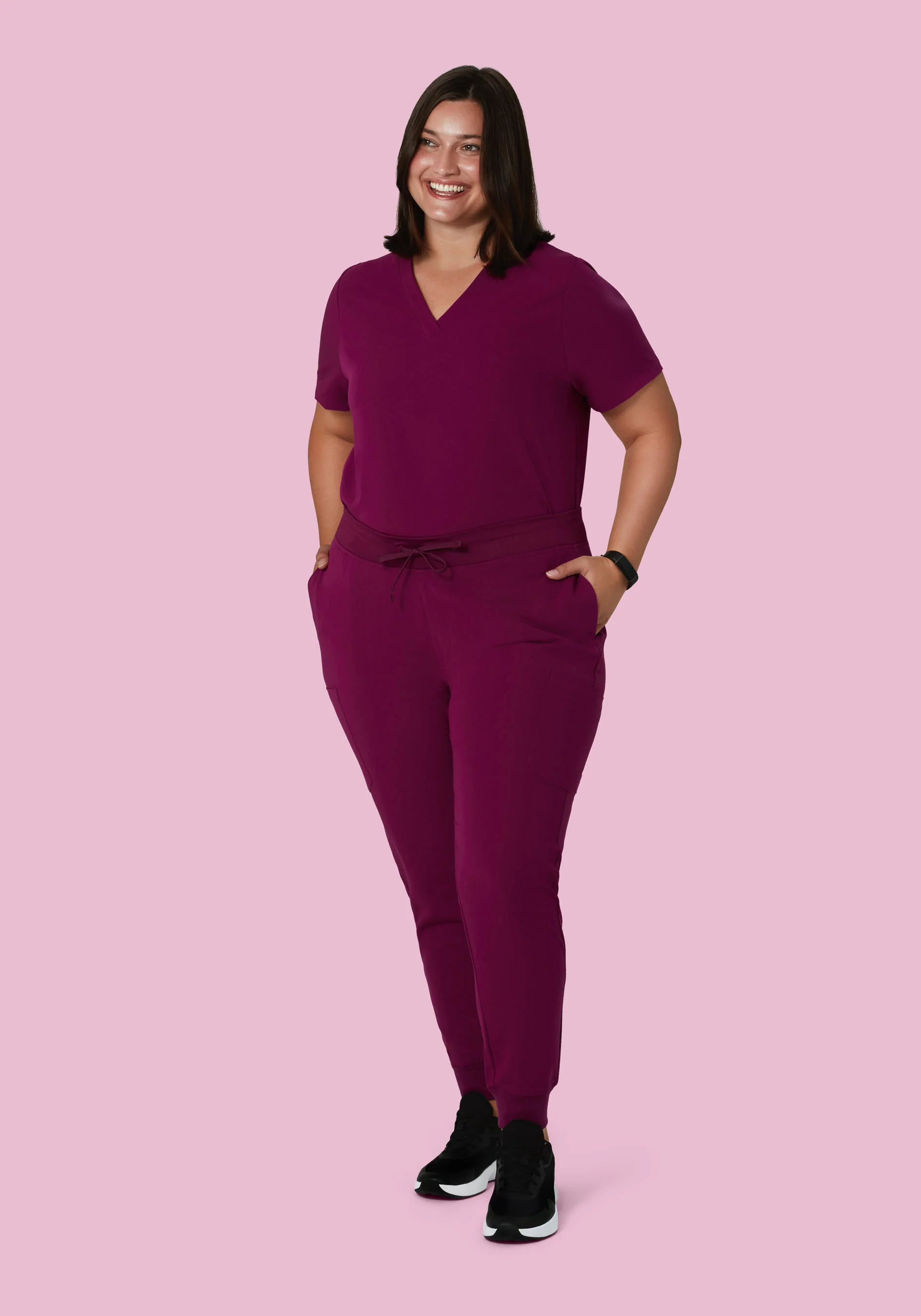 9 Pocket Joggers Sangria - Image 7