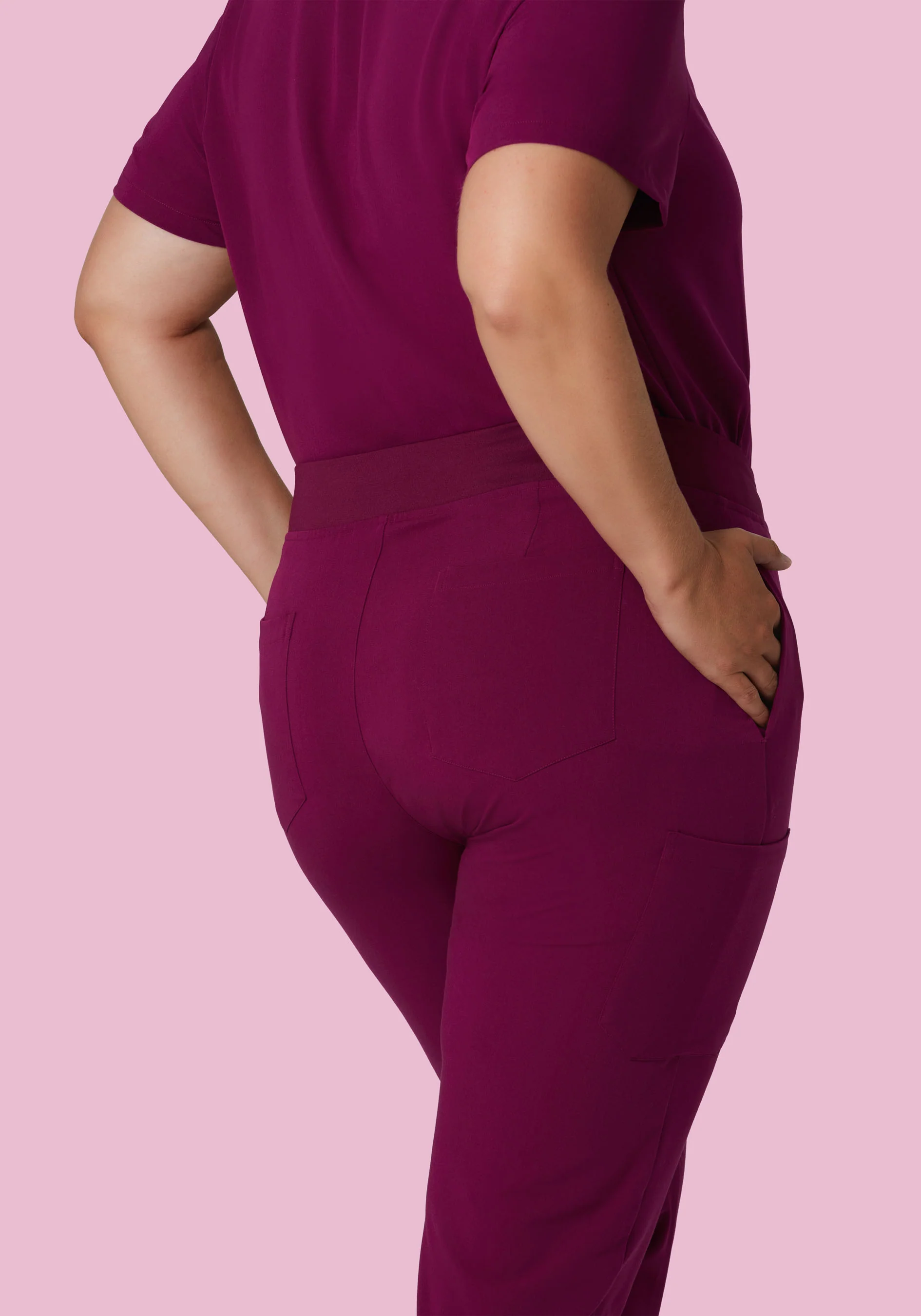 9 Pocket Joggers Sangria - Image 8