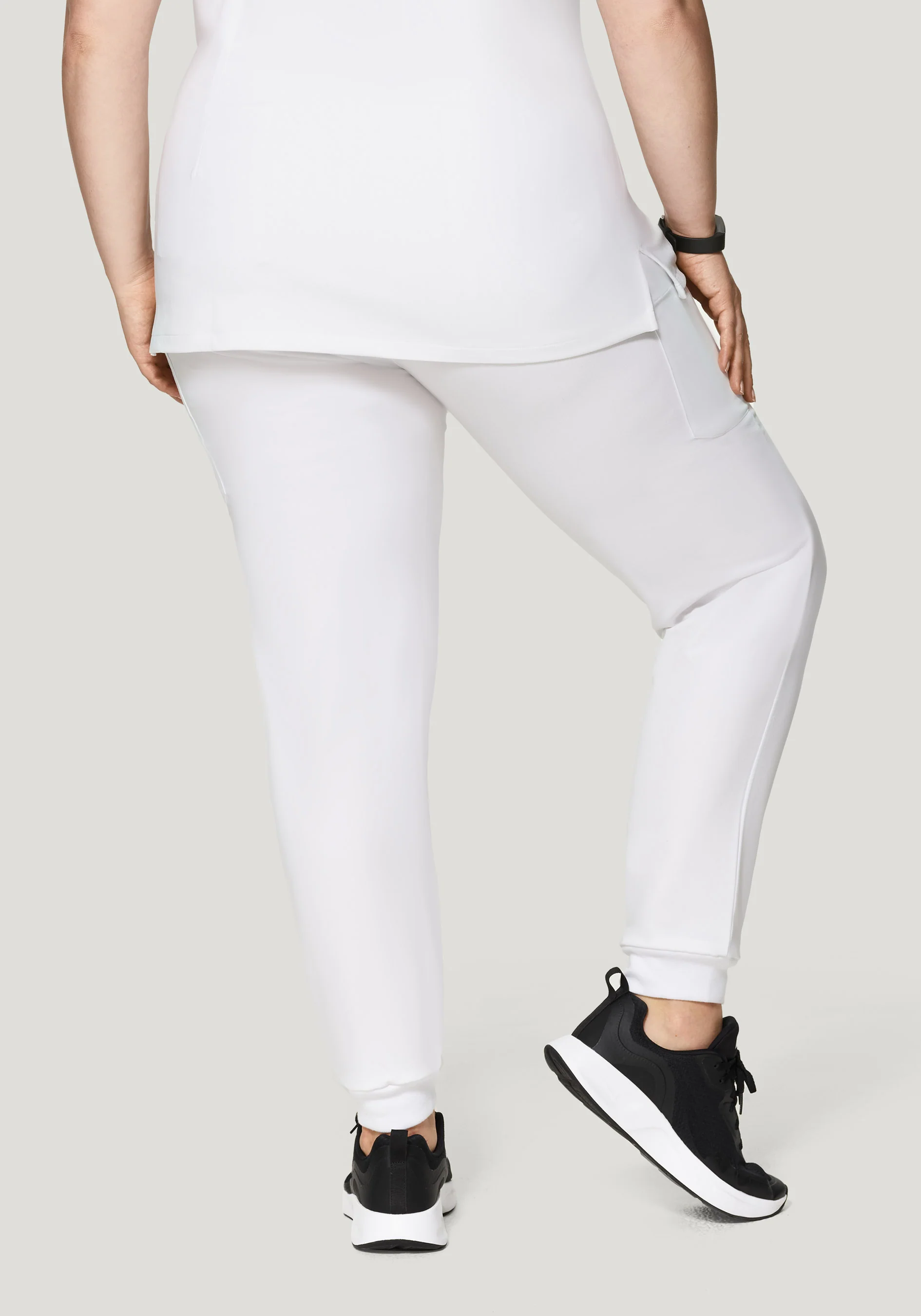9 Pocket Joggers White - Image 8