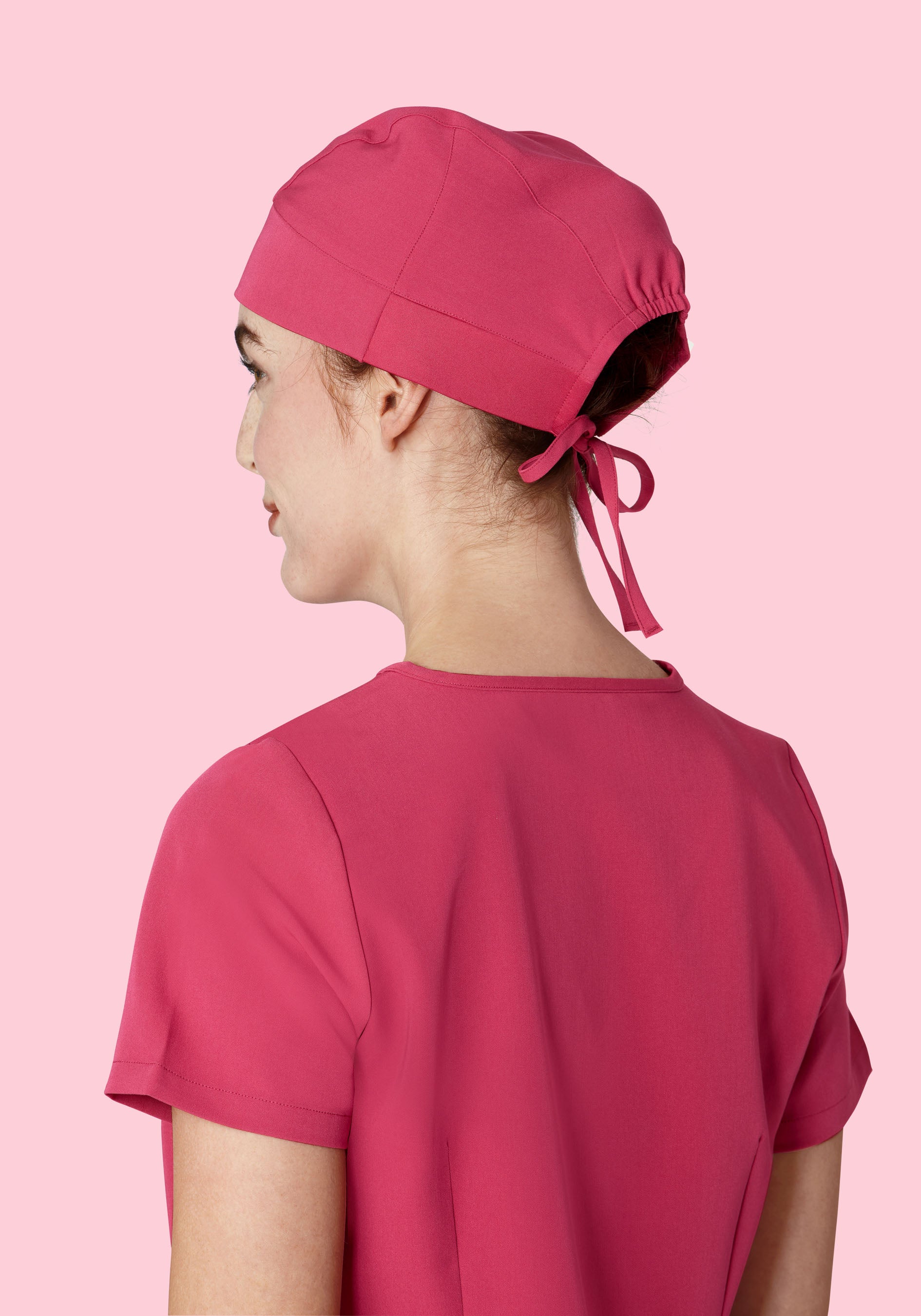 Contemporary Scrub Cap Deep Magenta - Image 3