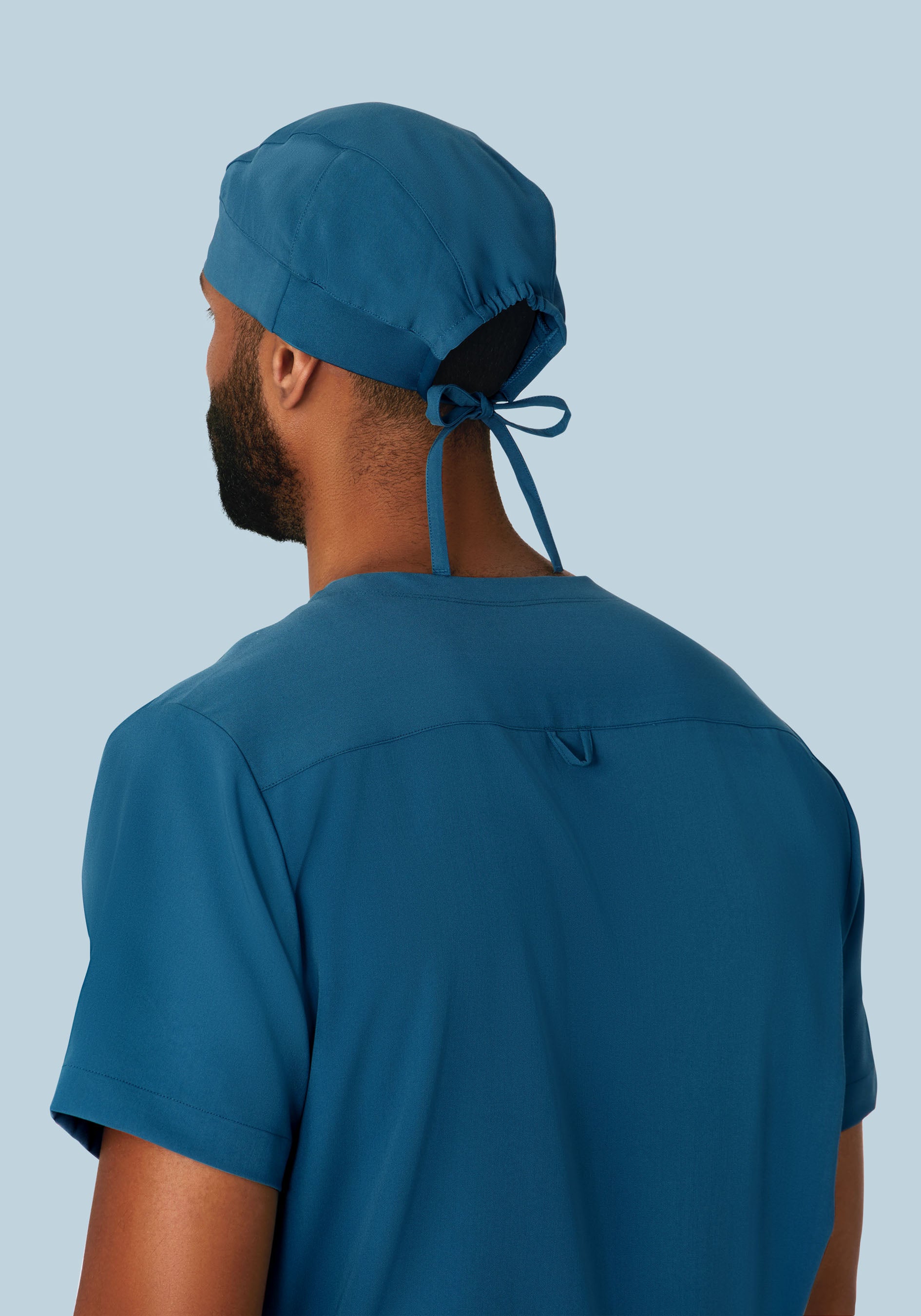 Contemporary Scrub Cap Harbor Blue - Image 5