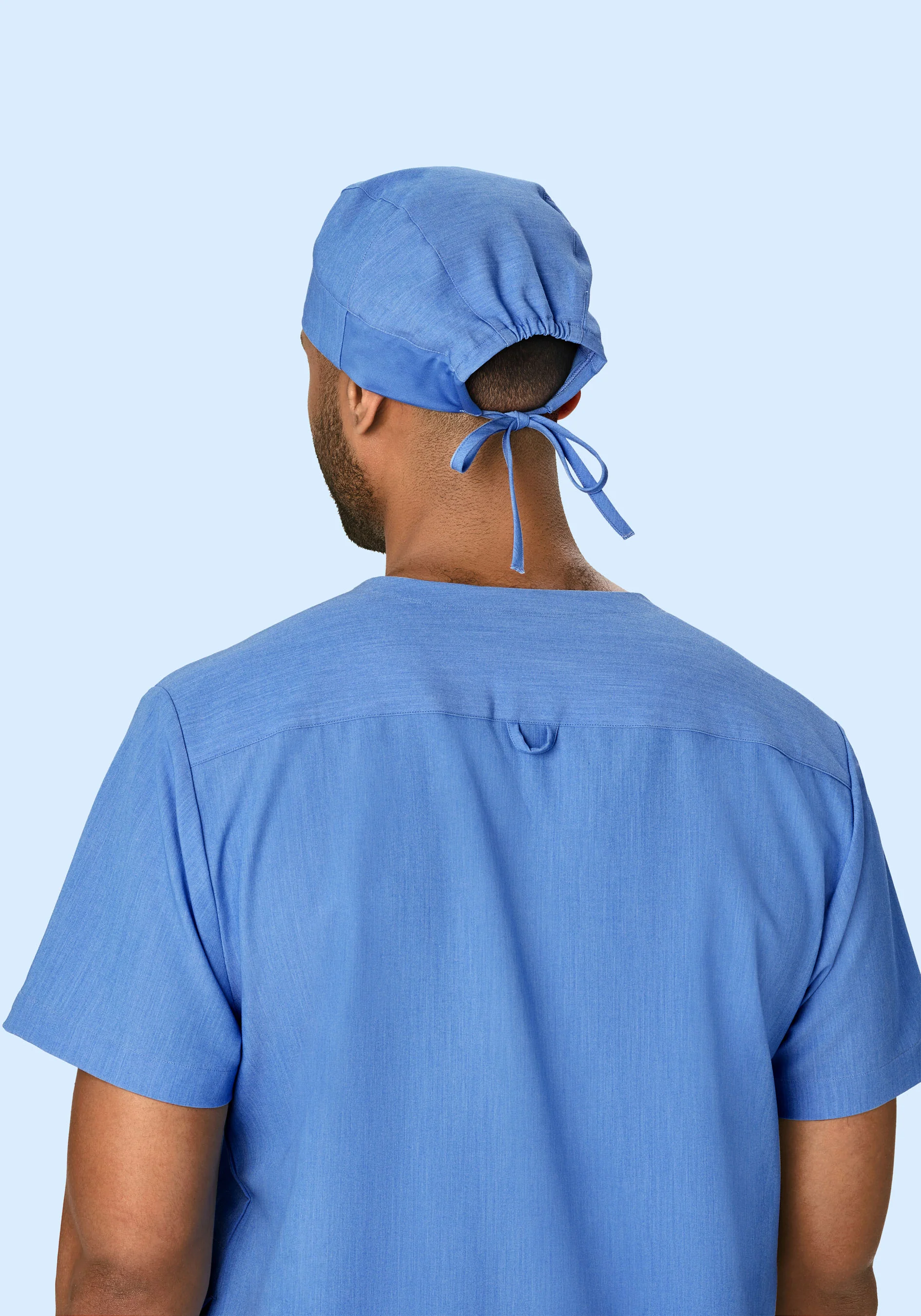 Contemporary Scrub Cap Heather Blue - Image 2