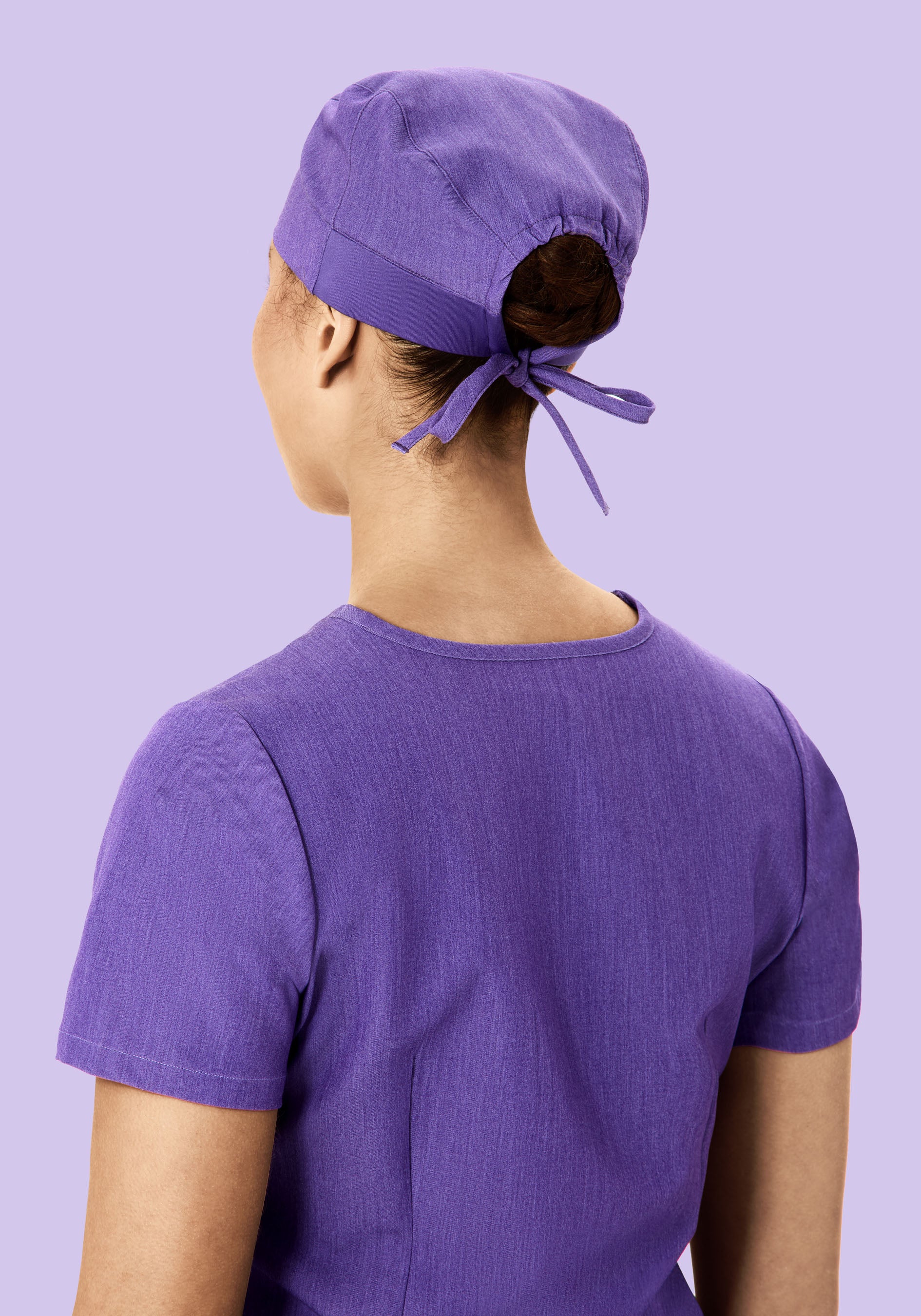 Contemporary Scrub Cap Heather Grape - Image 2