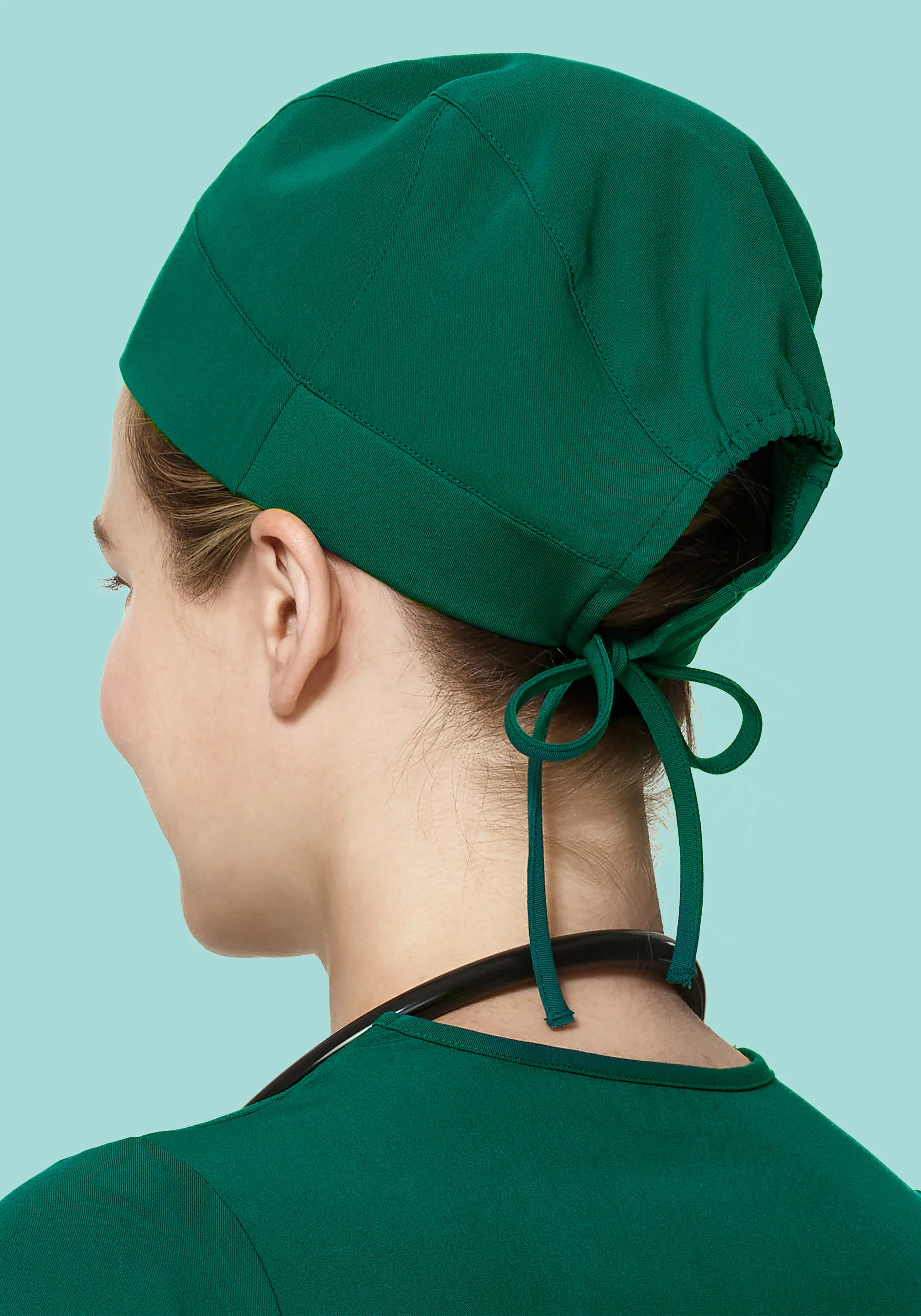 Contemporary Scrub Cap Hunter Green - Image 2