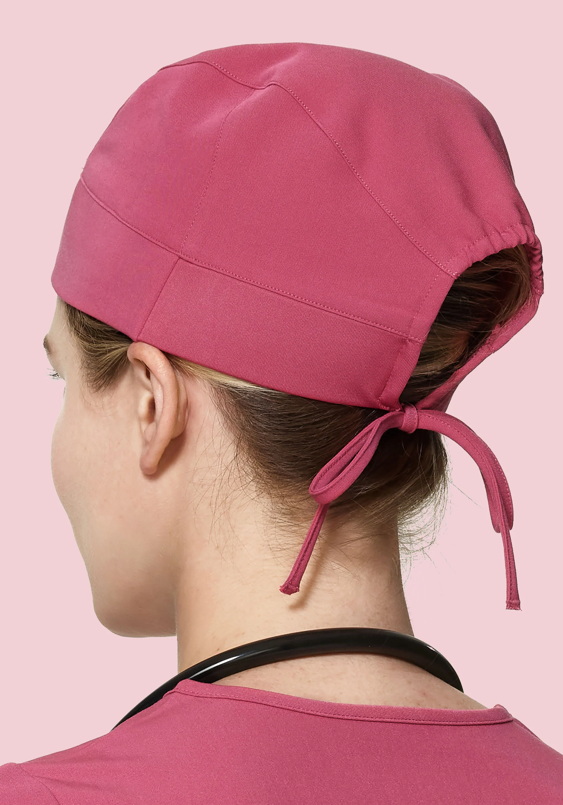 Contemporary Scrub Cap Jaipur Pink - Image 2