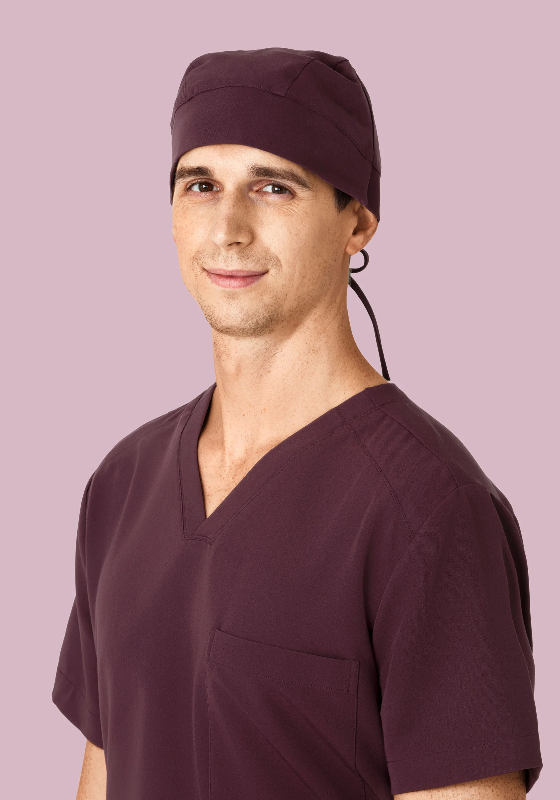 Contemporary Scrub Cap Merlot - Image 3