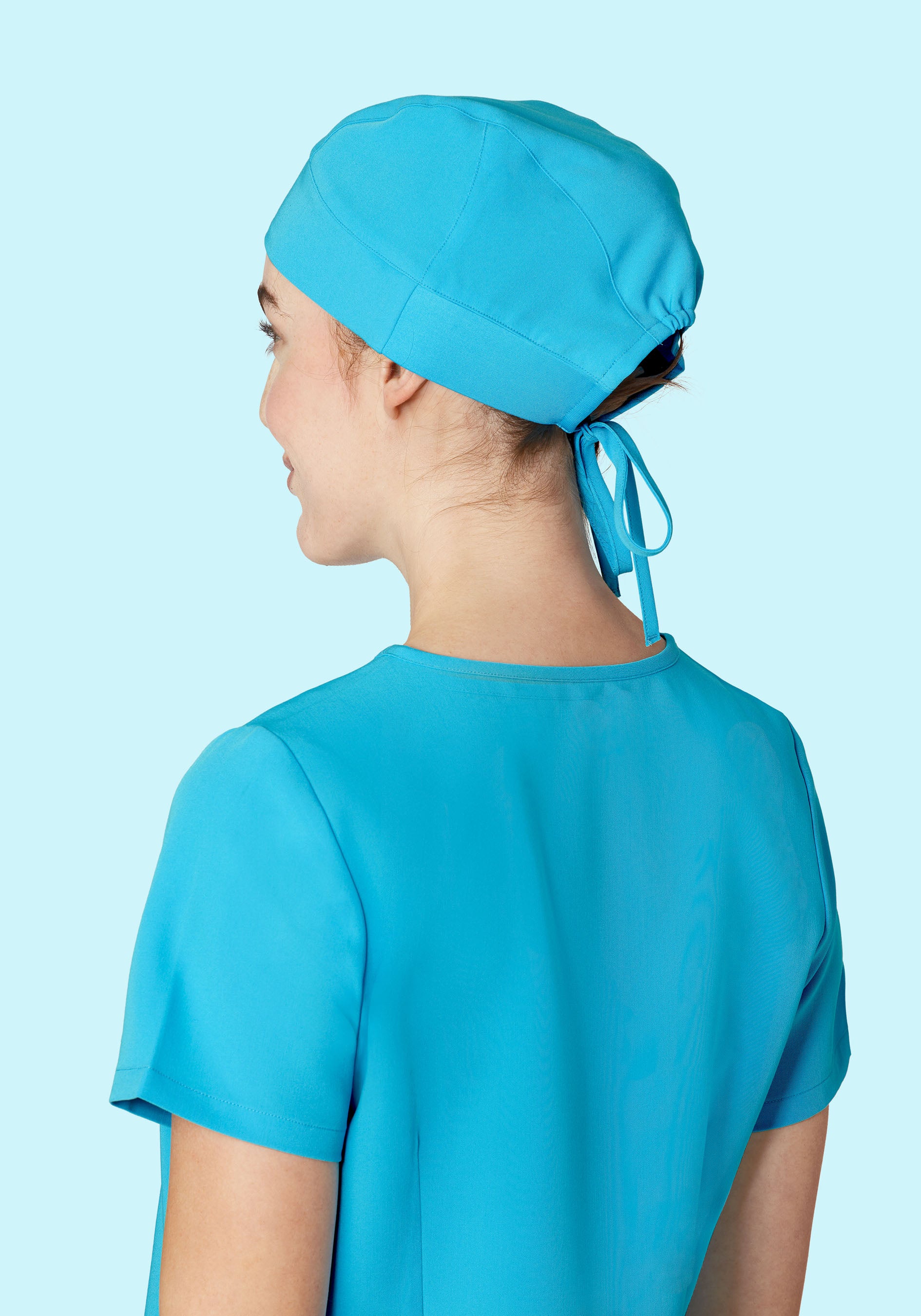 Contemporary Scrub Cap Pacific Blue - Image 2