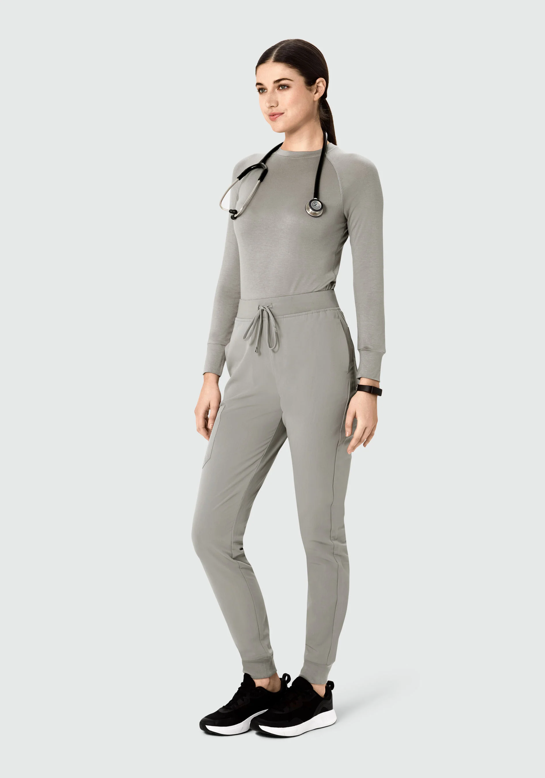 High Waisted Joggers Flint - Image 2