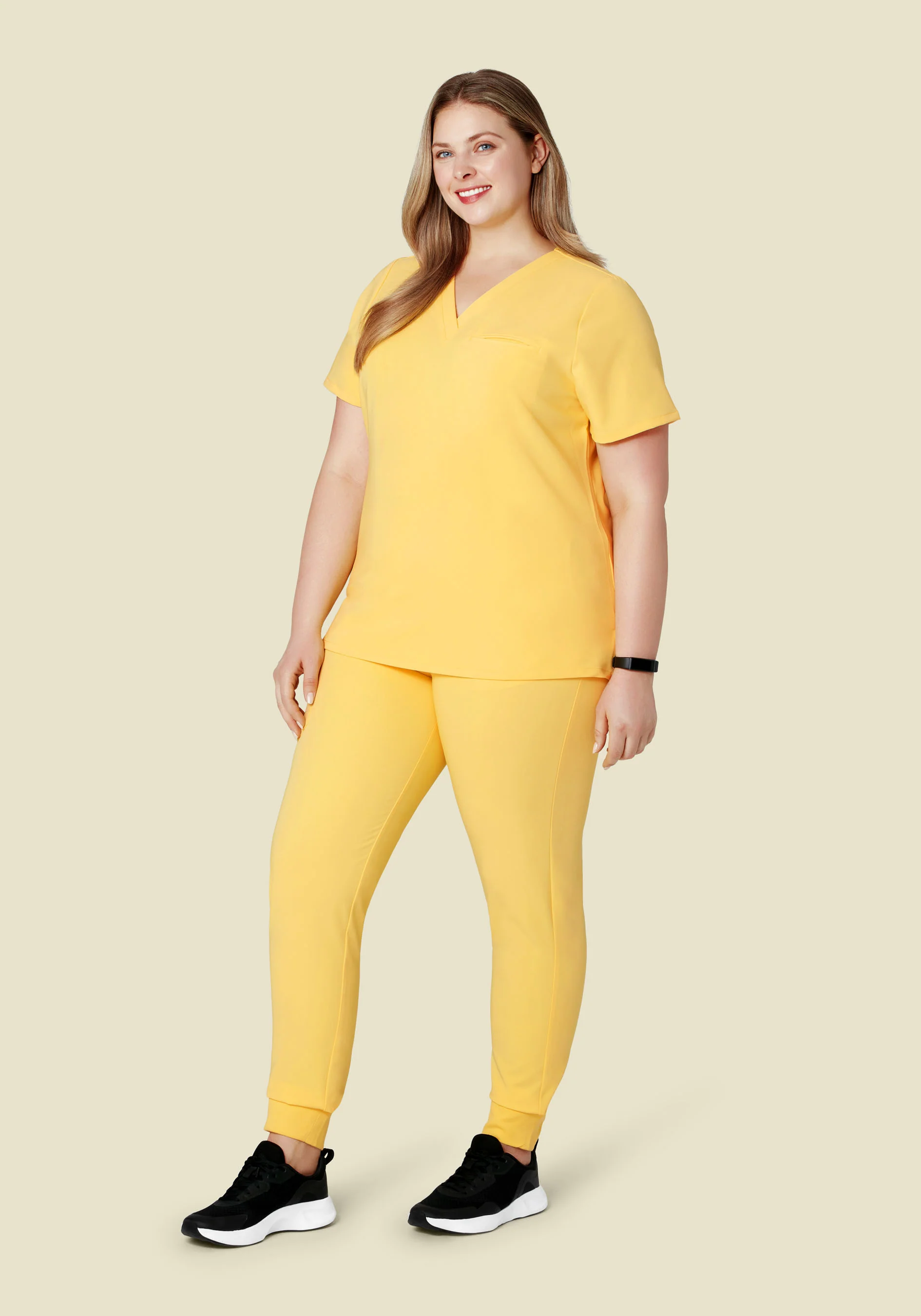 High Waisted Joggers Lemonade - Image 7