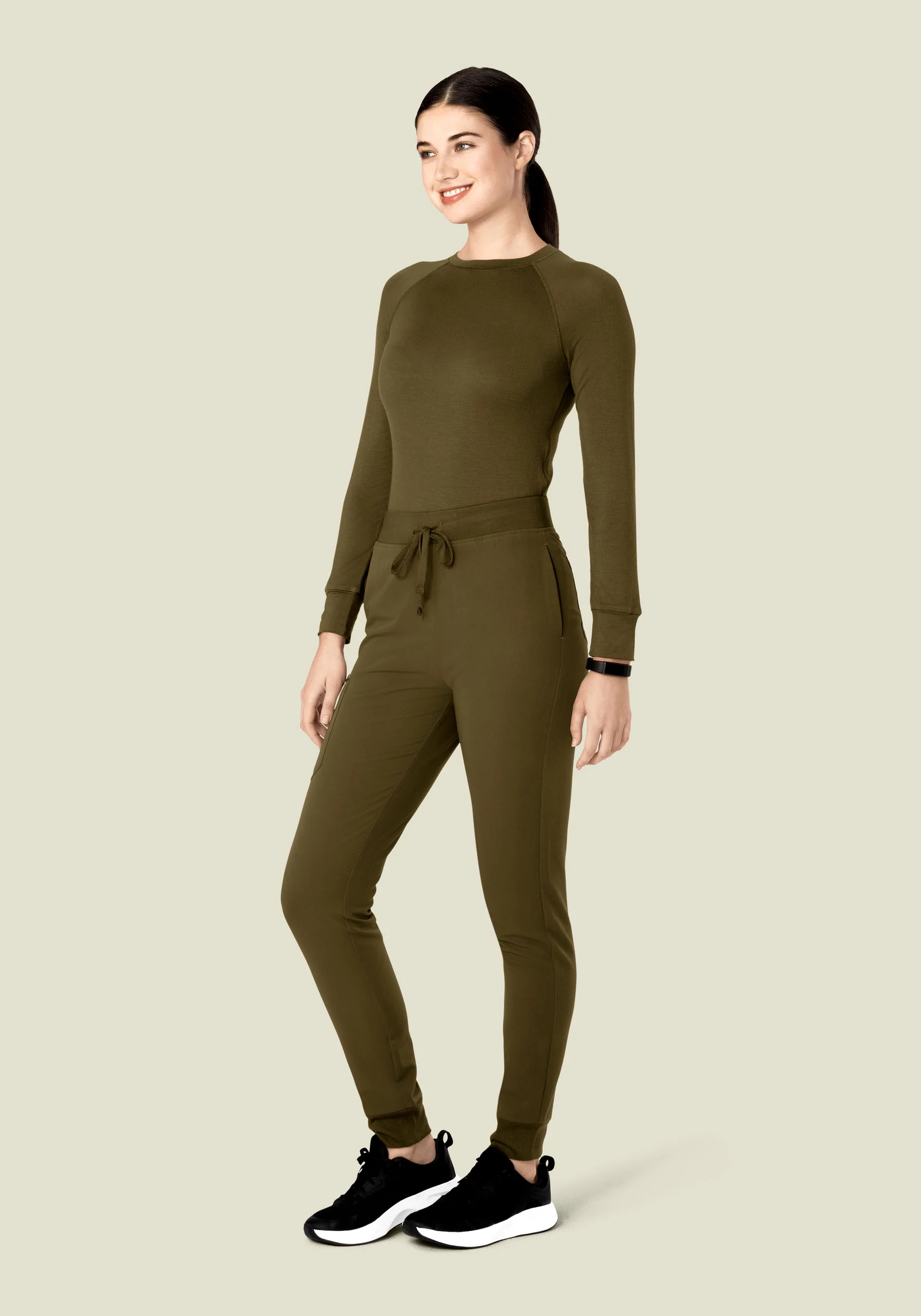 High Waisted Joggers Manzanilla - Image 2