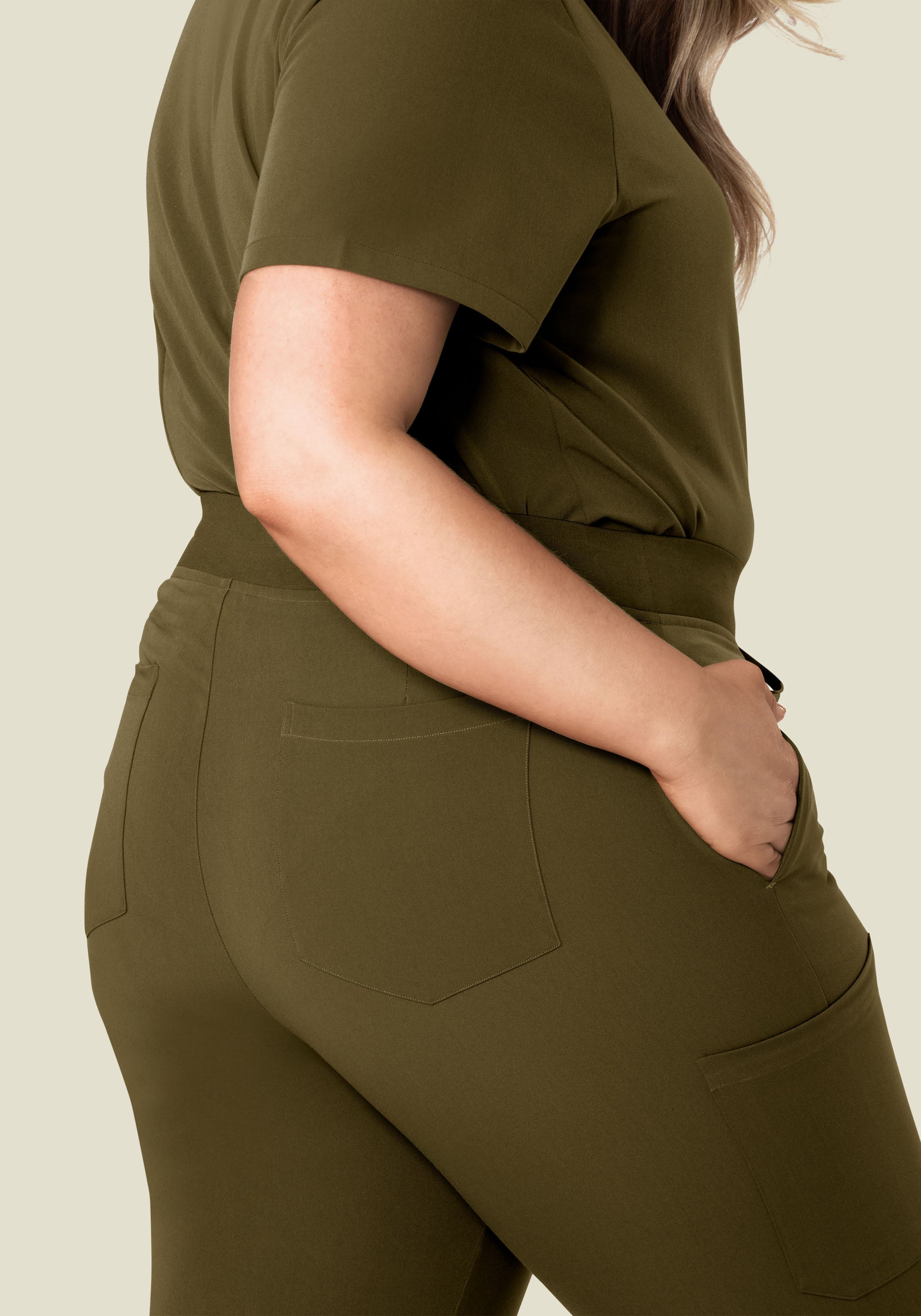 High Waisted Joggers Manzanilla - Image 8
