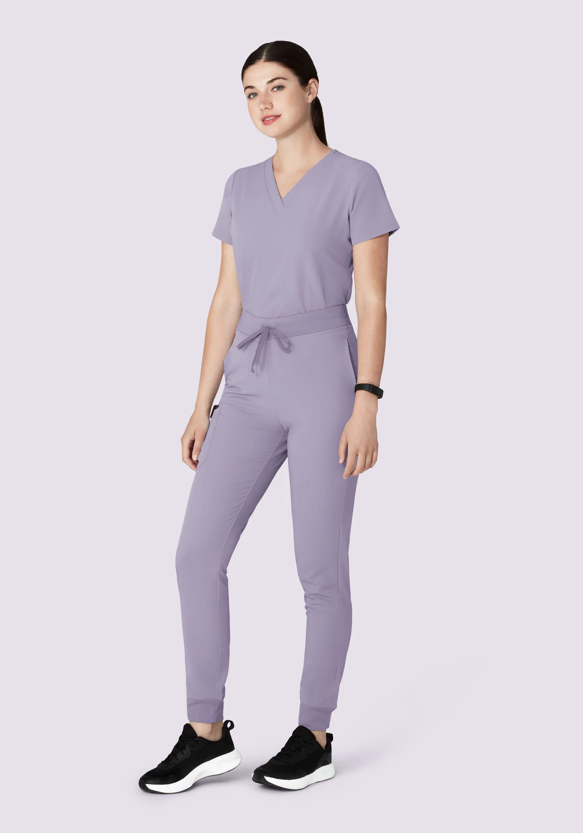 High Waisted Joggers Ube - Image 5