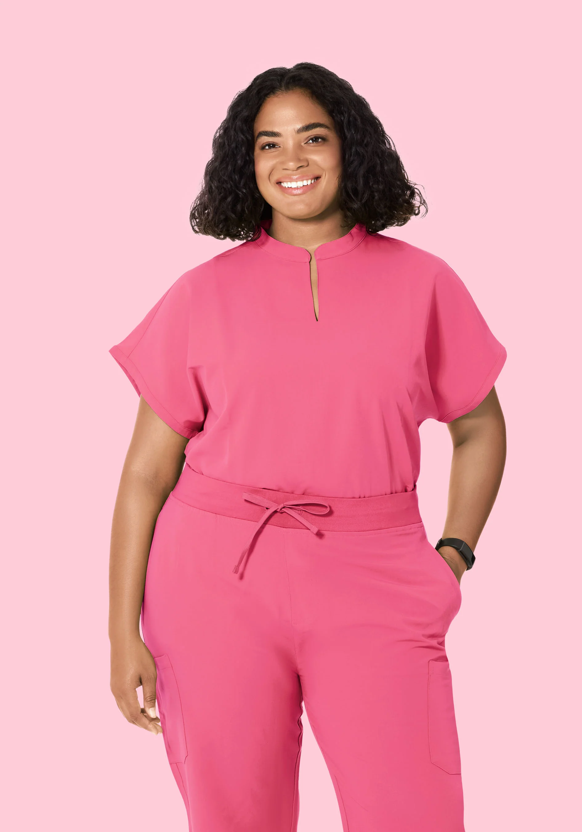 Mandarin Dolman Top Bubblegum - Image 7
