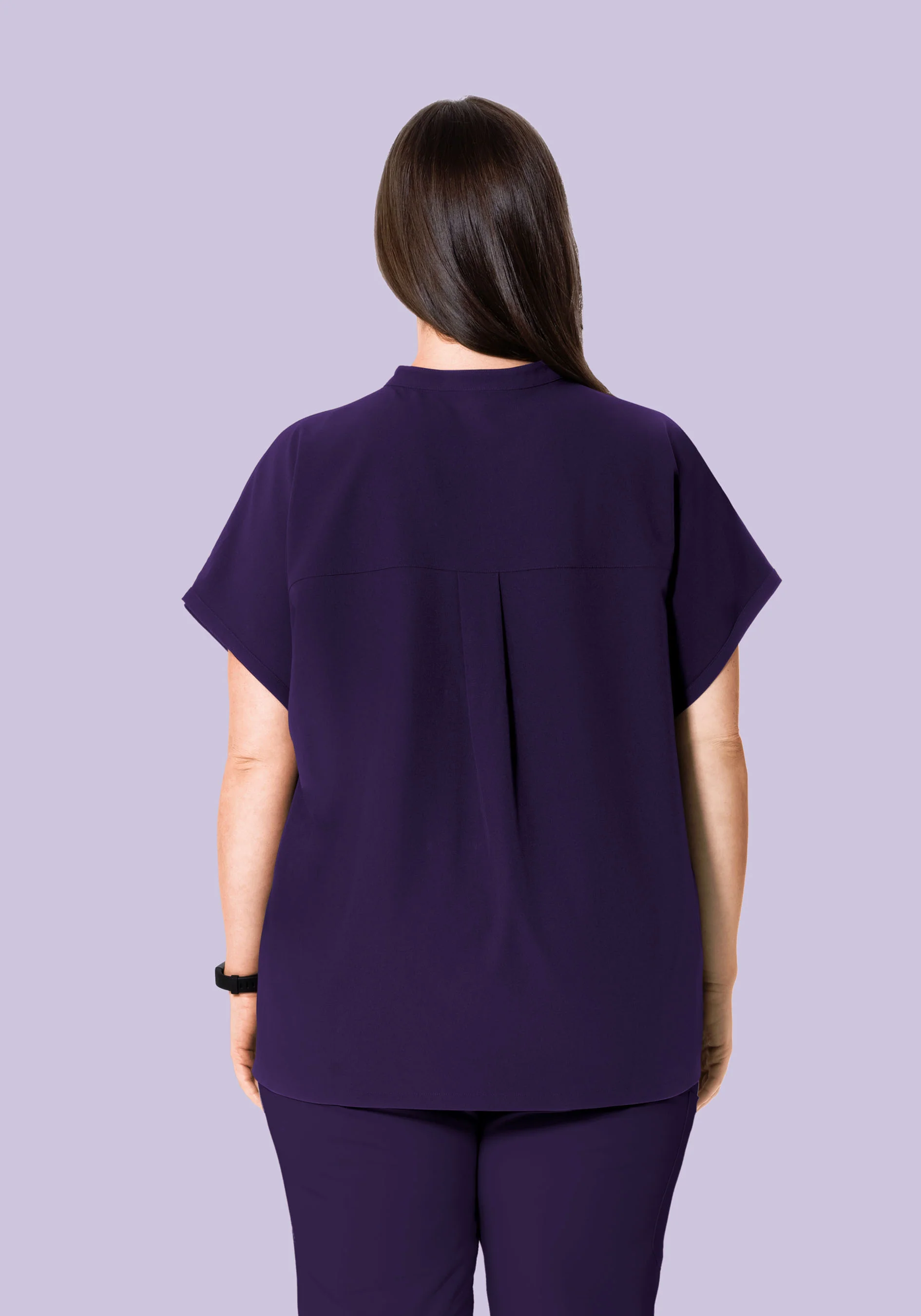 Mandarin Dolman Top Eggplant - Image 9
