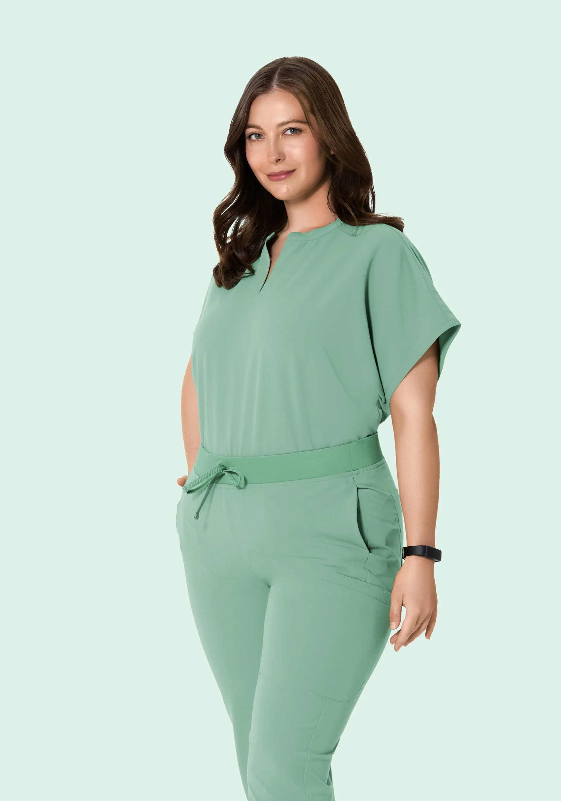 Mandarin Dolman Top Jade - Image 7