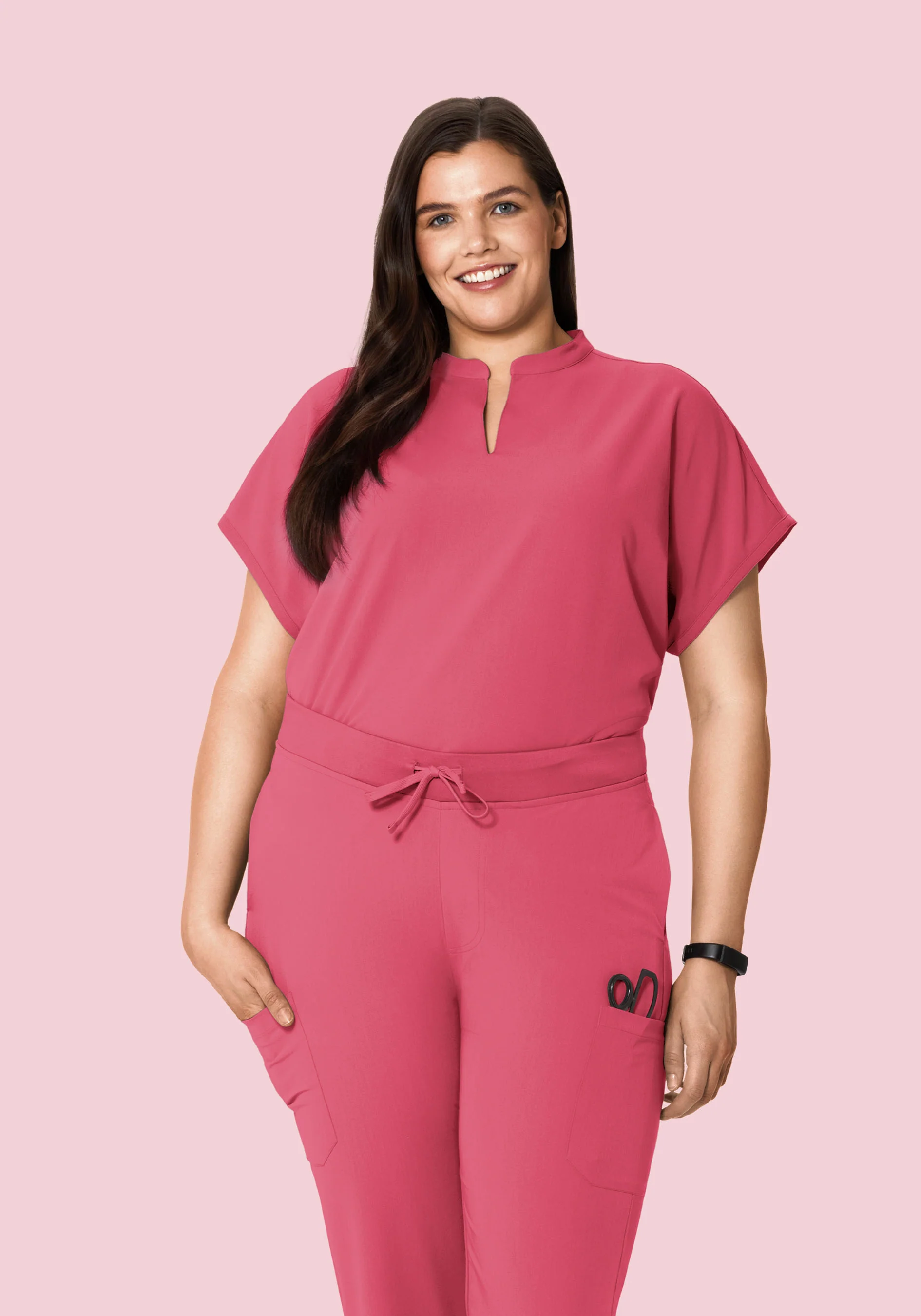 Mandarin Dolman Top Jaipur Pink - Image 6