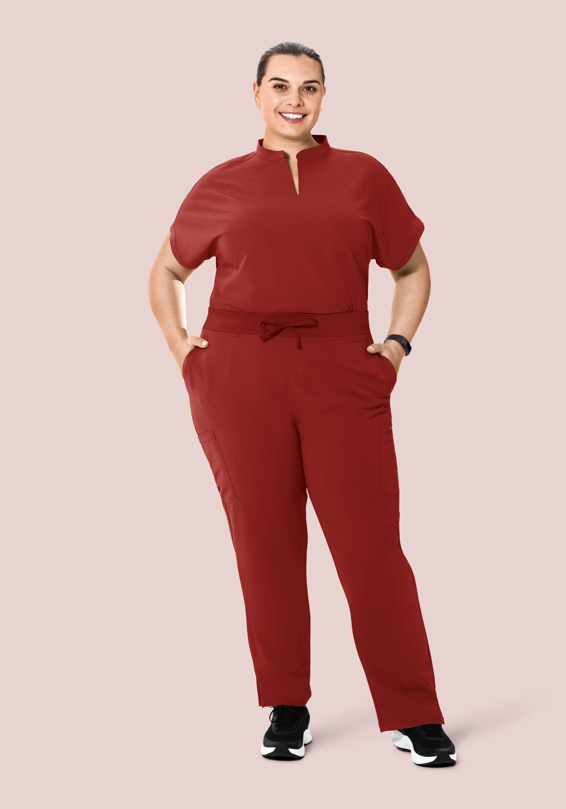 Mandarin Dolman Top Rosewood - Image 7