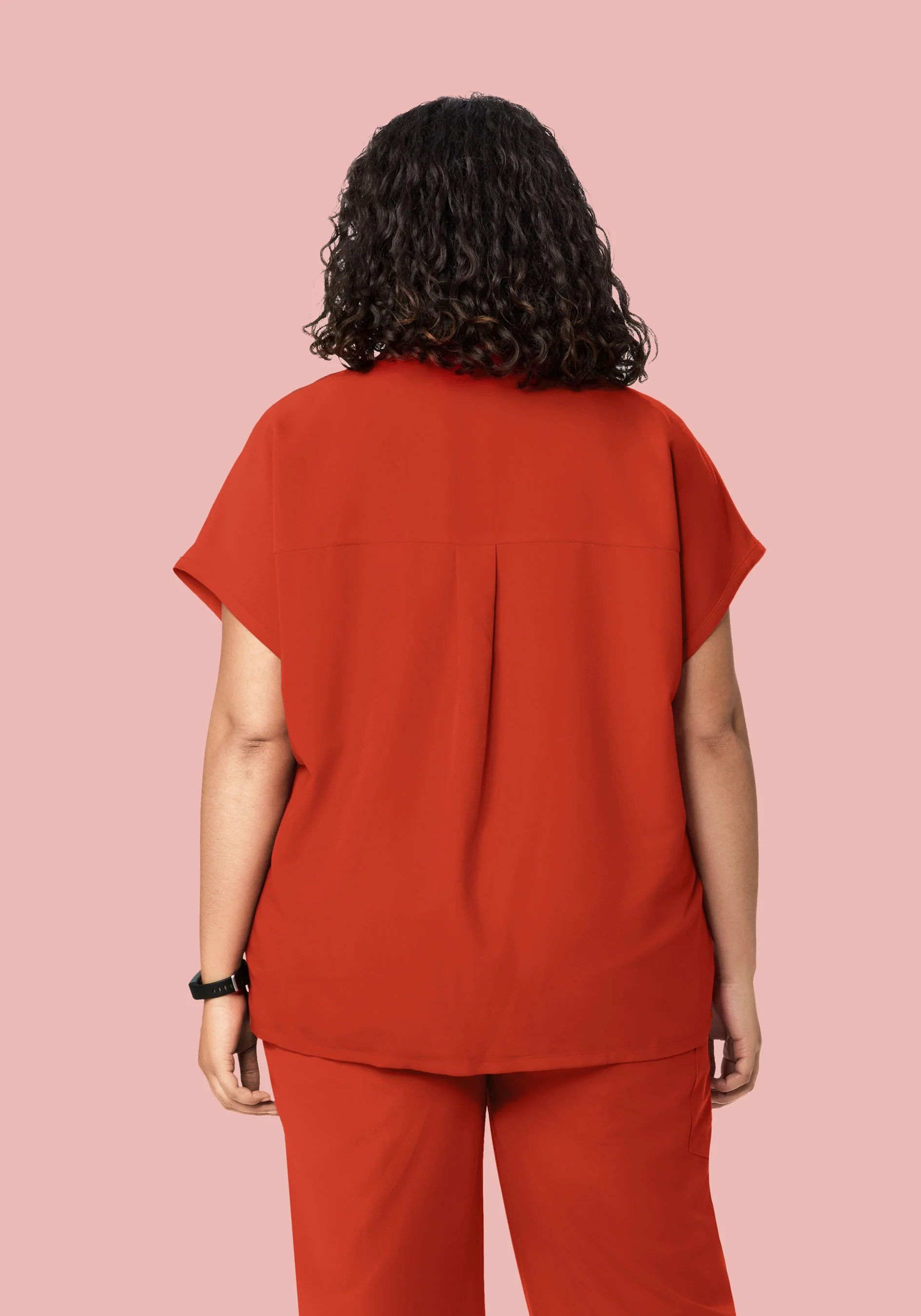 Mandarin Dolman Top Rust - Image 7