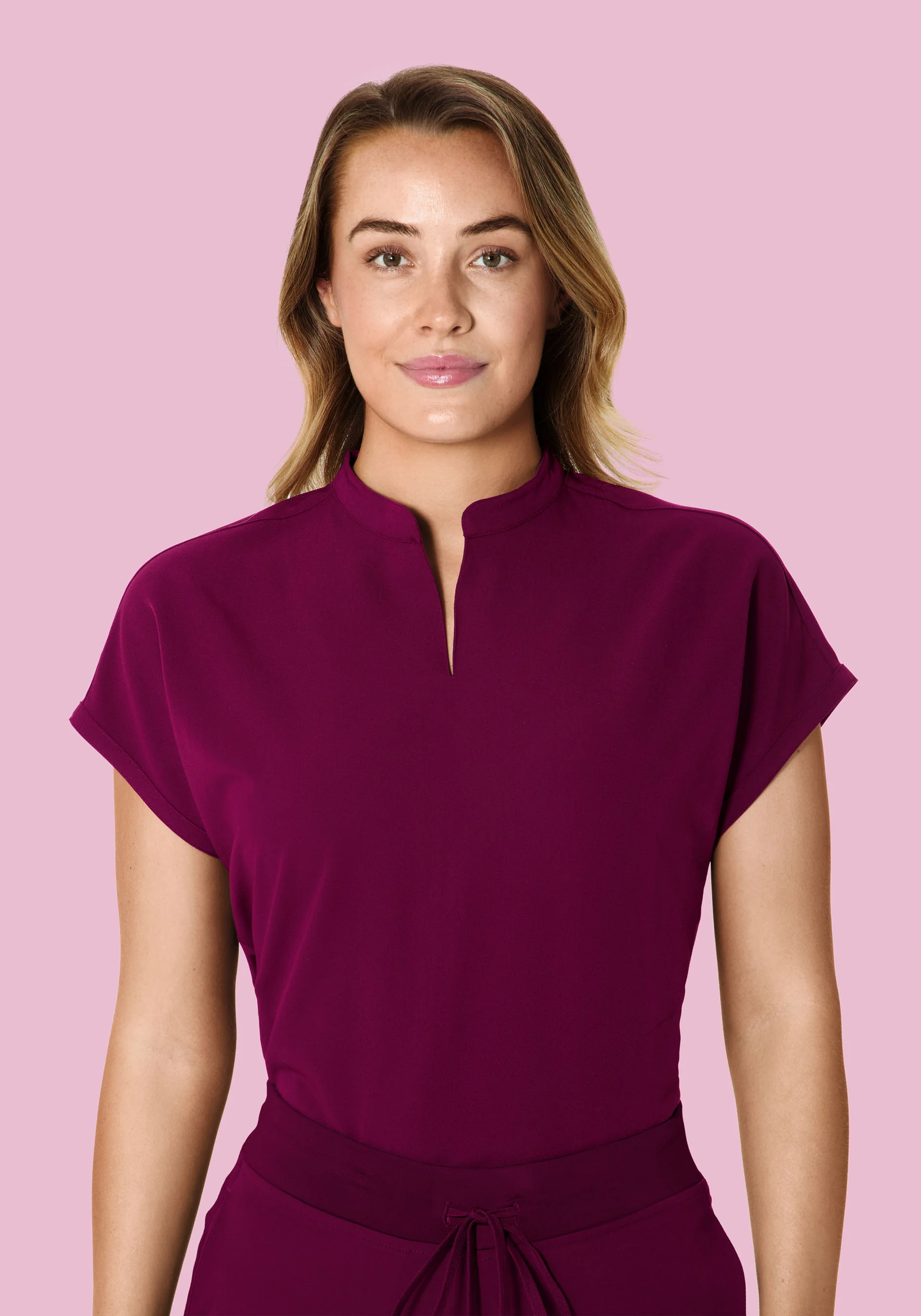 Mandarin Dolman Top Sangria - Image 2