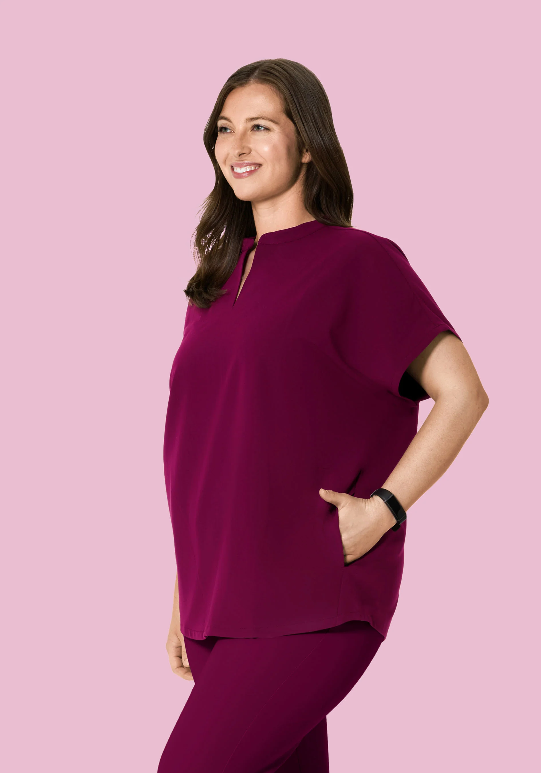 Mandarin Dolman Top Sangria - Image 5